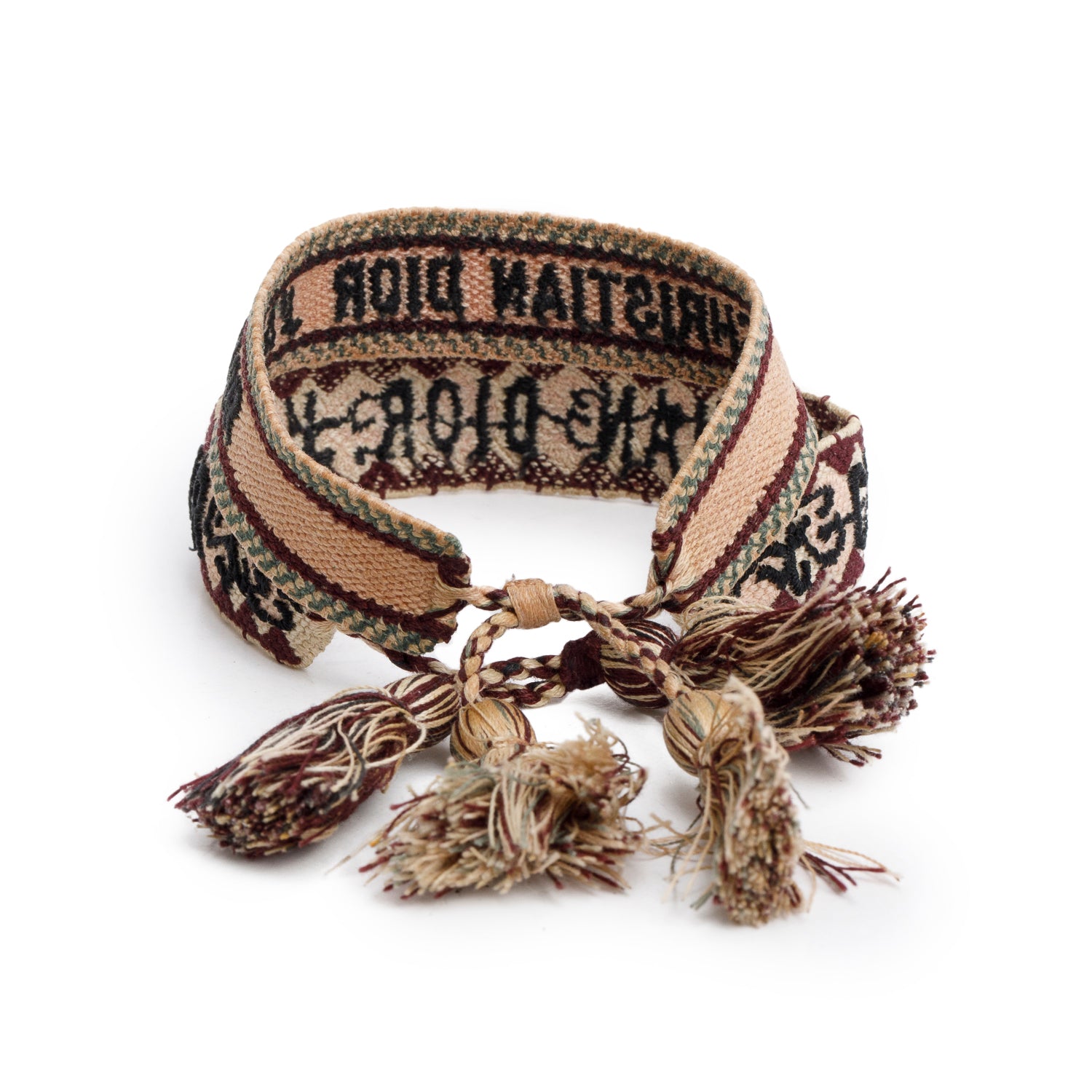 Christian Dior Woven Cotton Oblique J'Adior Friendship Bracelet Set