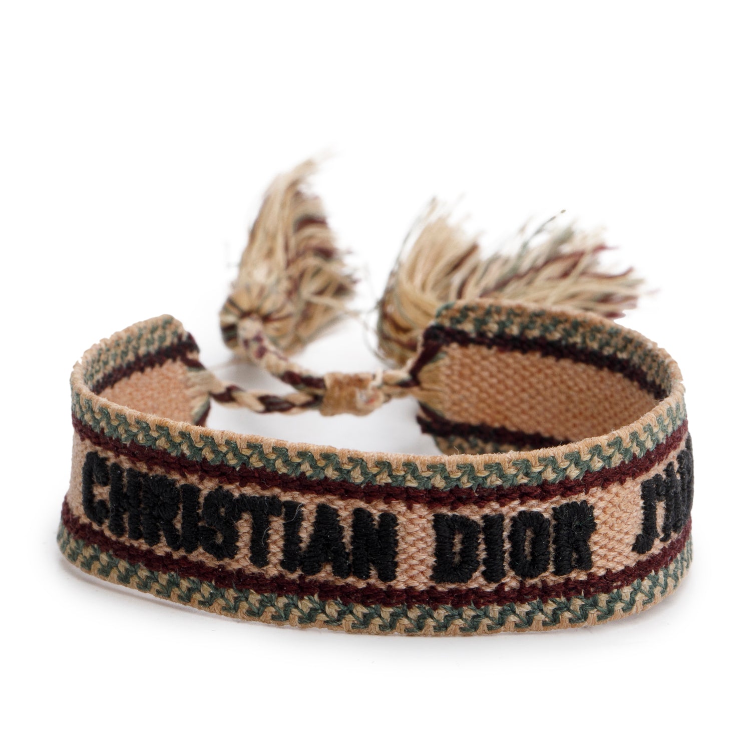 Christian Dior Woven Cotton Oblique J'Adior Friendship Bracelet Set