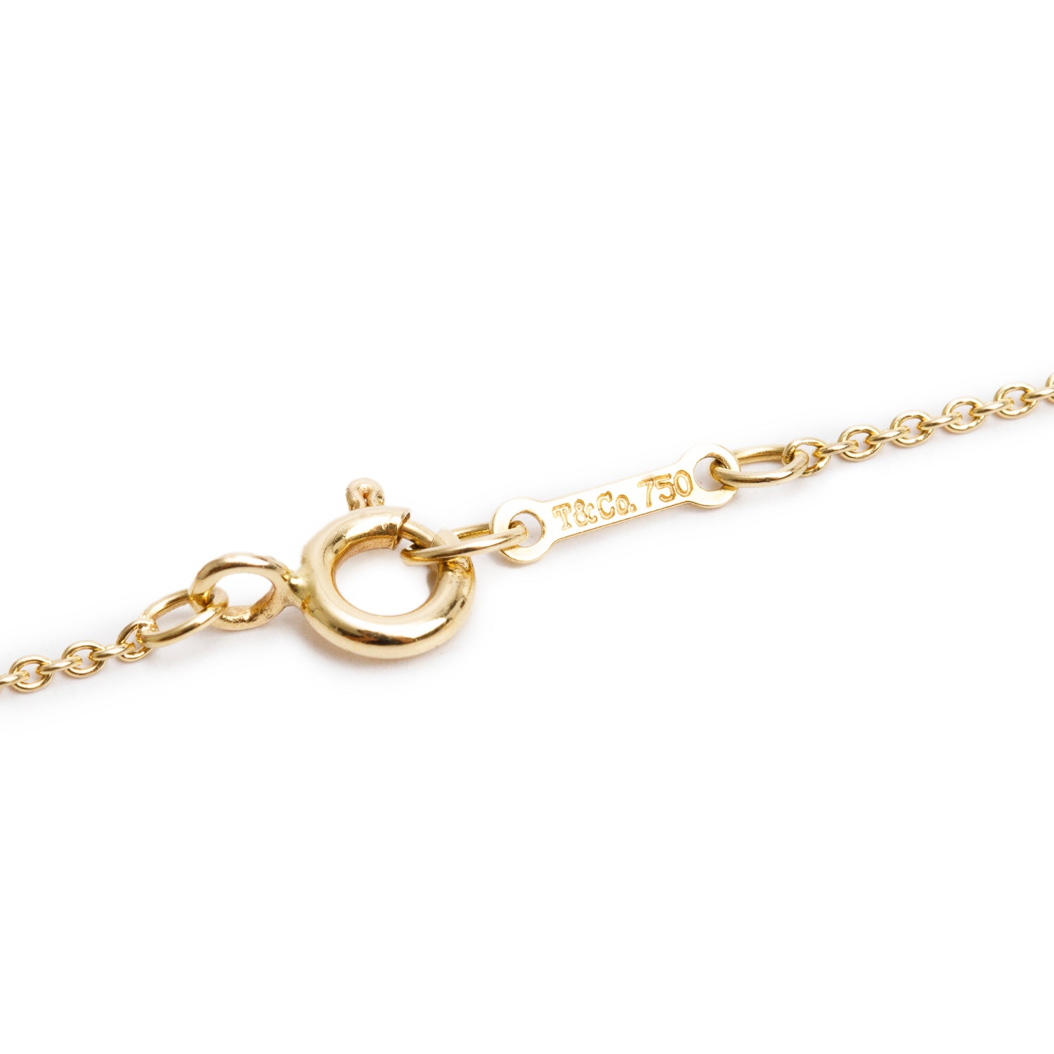 Tiffany & Co. Paloma Picasso 18k Yellow Gold Hammered Heart Pendant Necklace w/ Box & Receipt