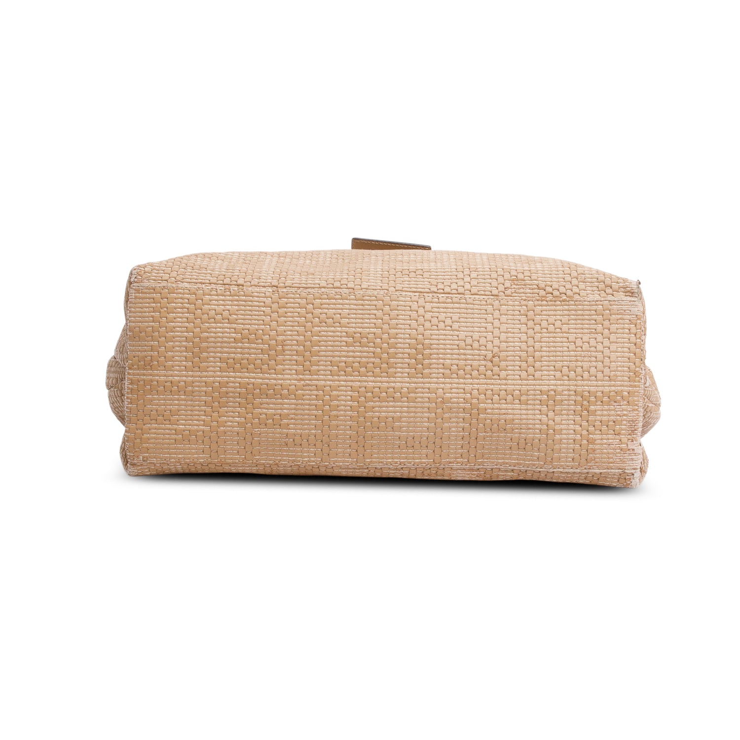 Fendi Beige Woven Leather Large Mama Forever Tote
