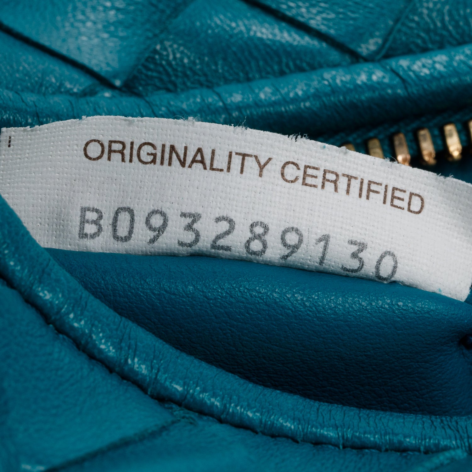 Bottega Veneta Teal Lambskin Intrecciato Mini Jodie w/ Box