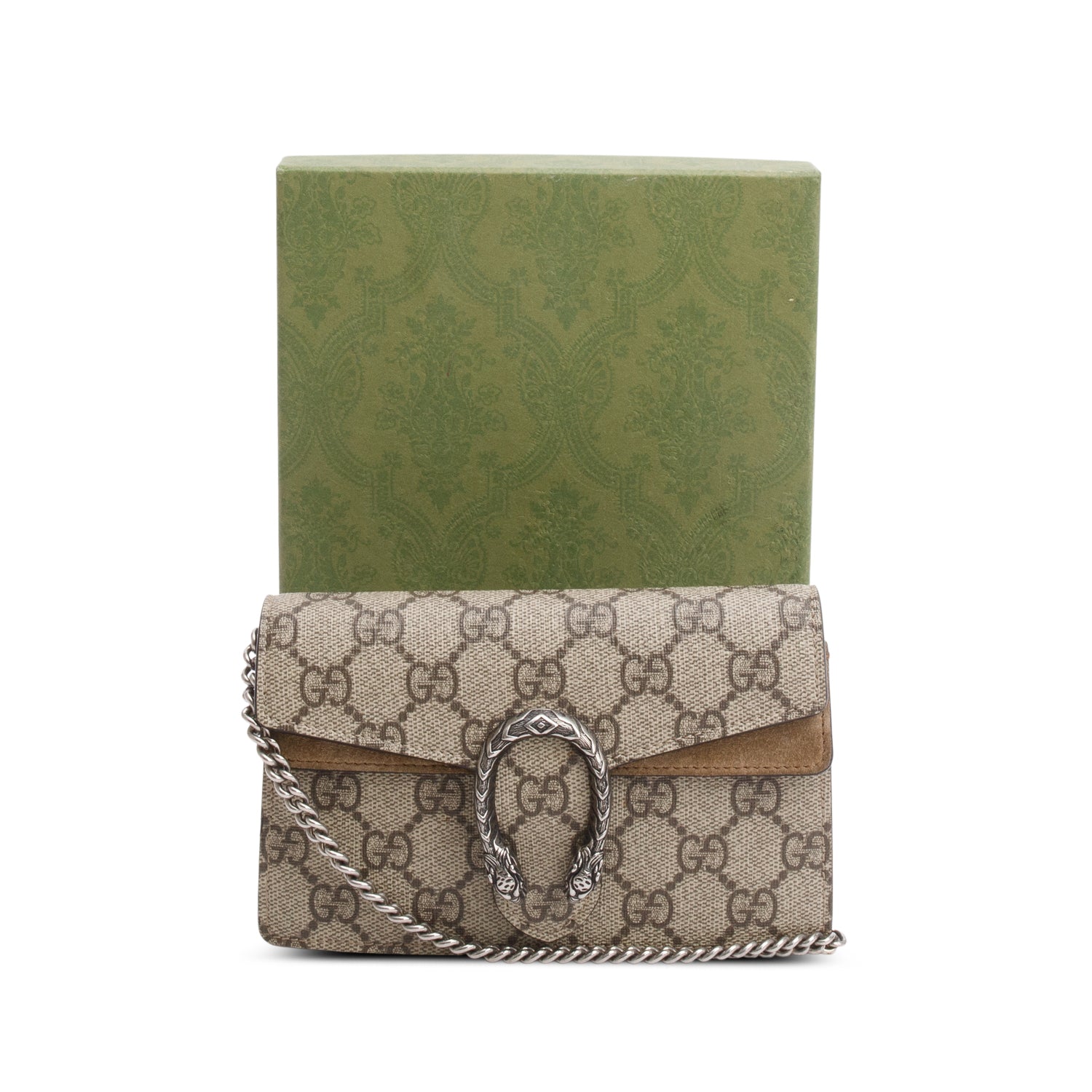 Gucci GG Supreme Dionysus Super Mini Bag w/ Box