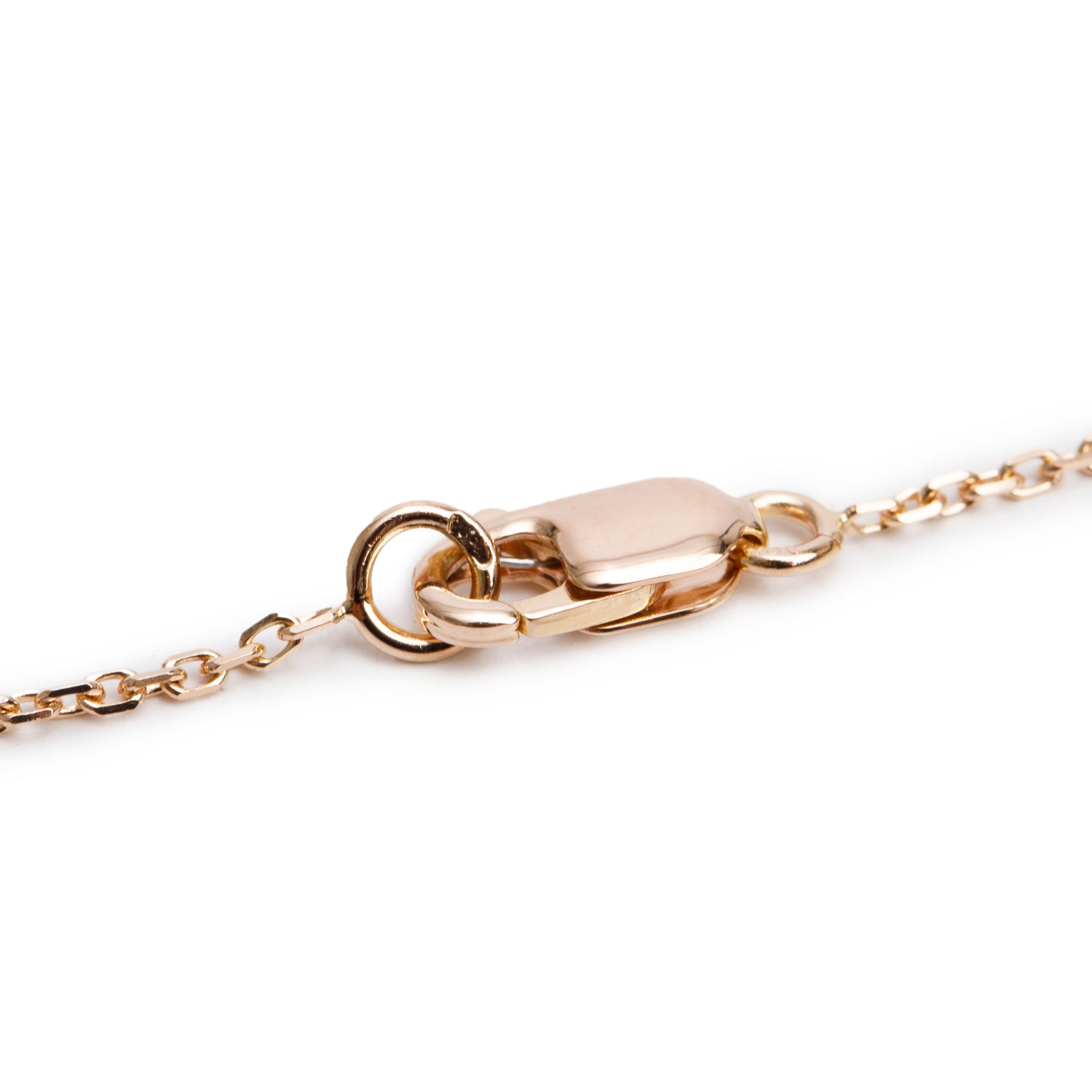 Van Cleef & Arpels 18k Rose Gold Sweet Alhambra Carnelian Pendant Necklace w/ Box & Certificate
