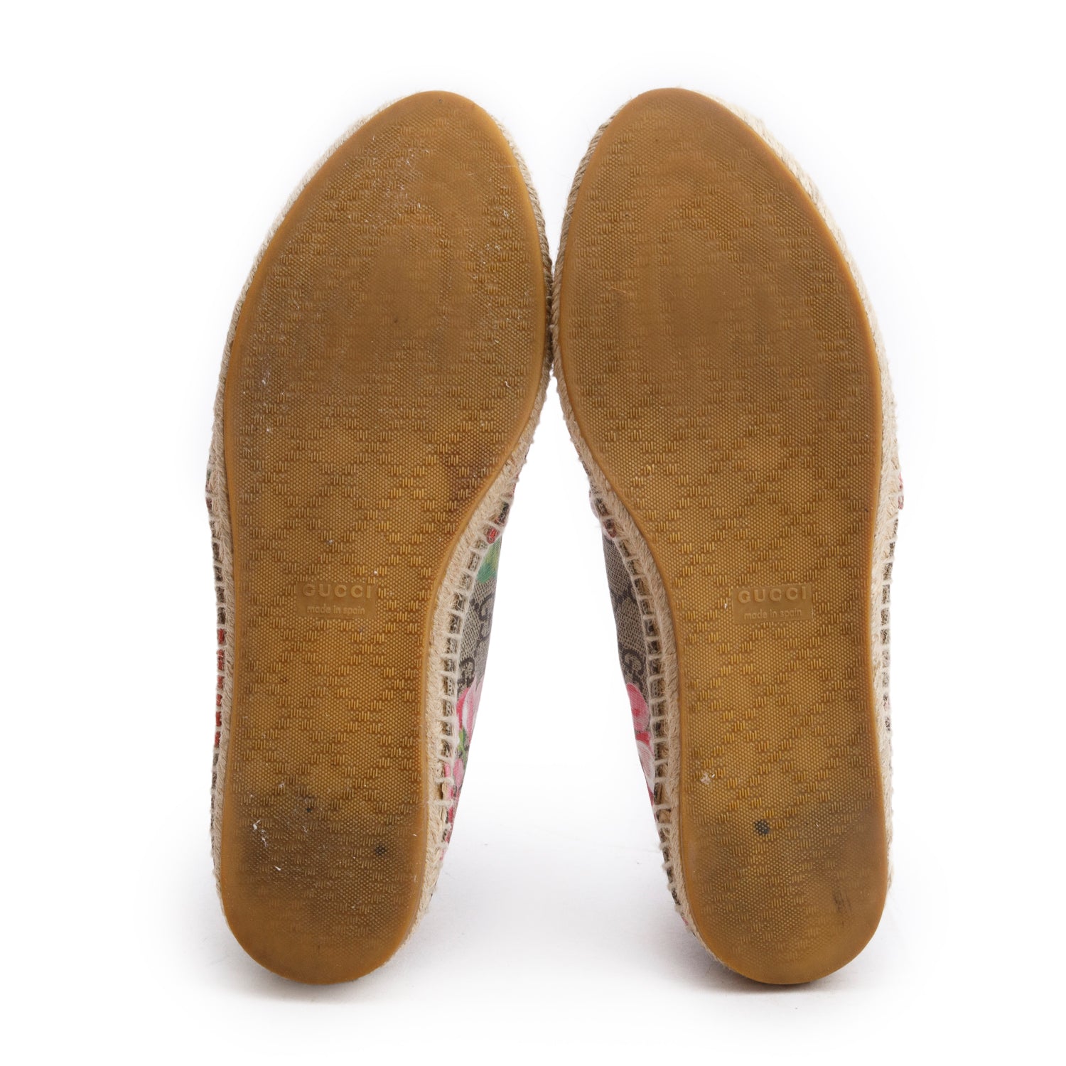Gucci GG Supreme Blooms Espadrille, Size 38.5 w/ Box