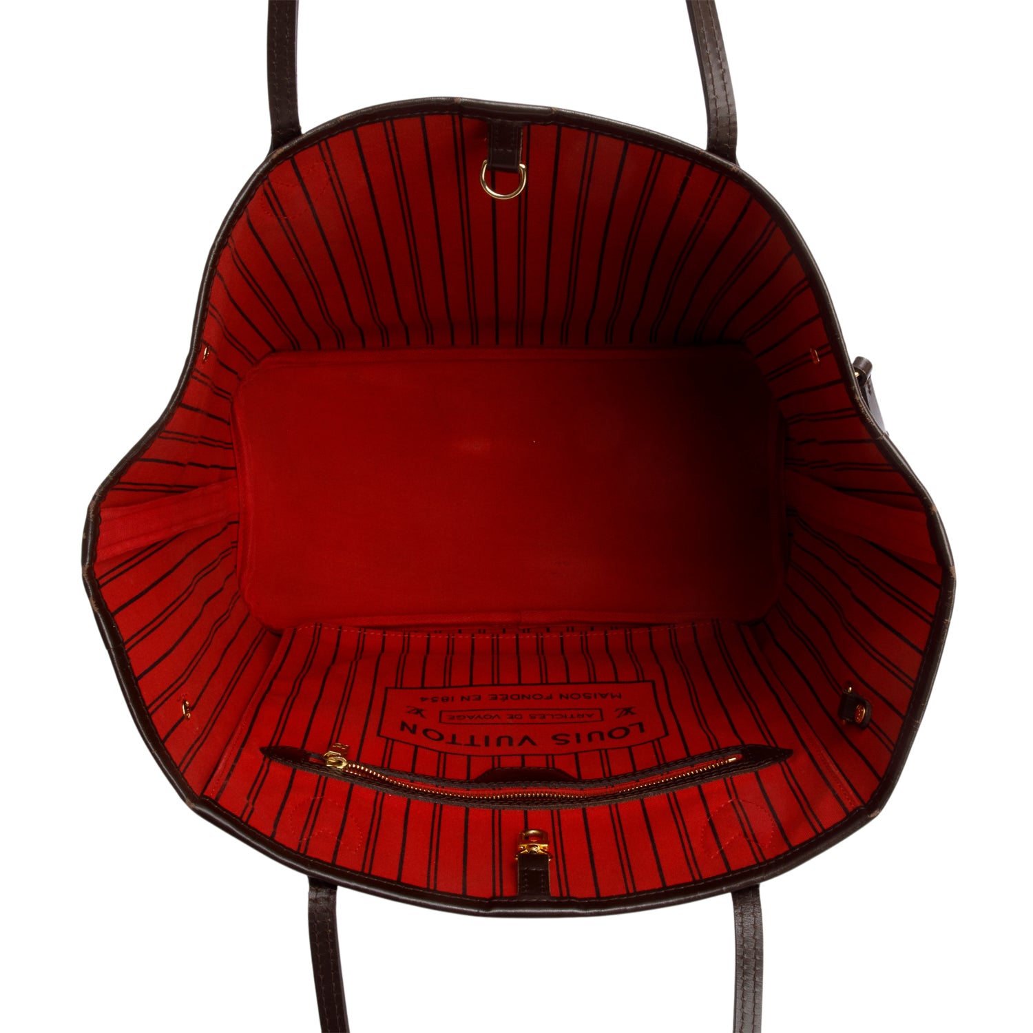 Louis Vuitton Damier Ebene Neverfull MM w/ Pouch & Box