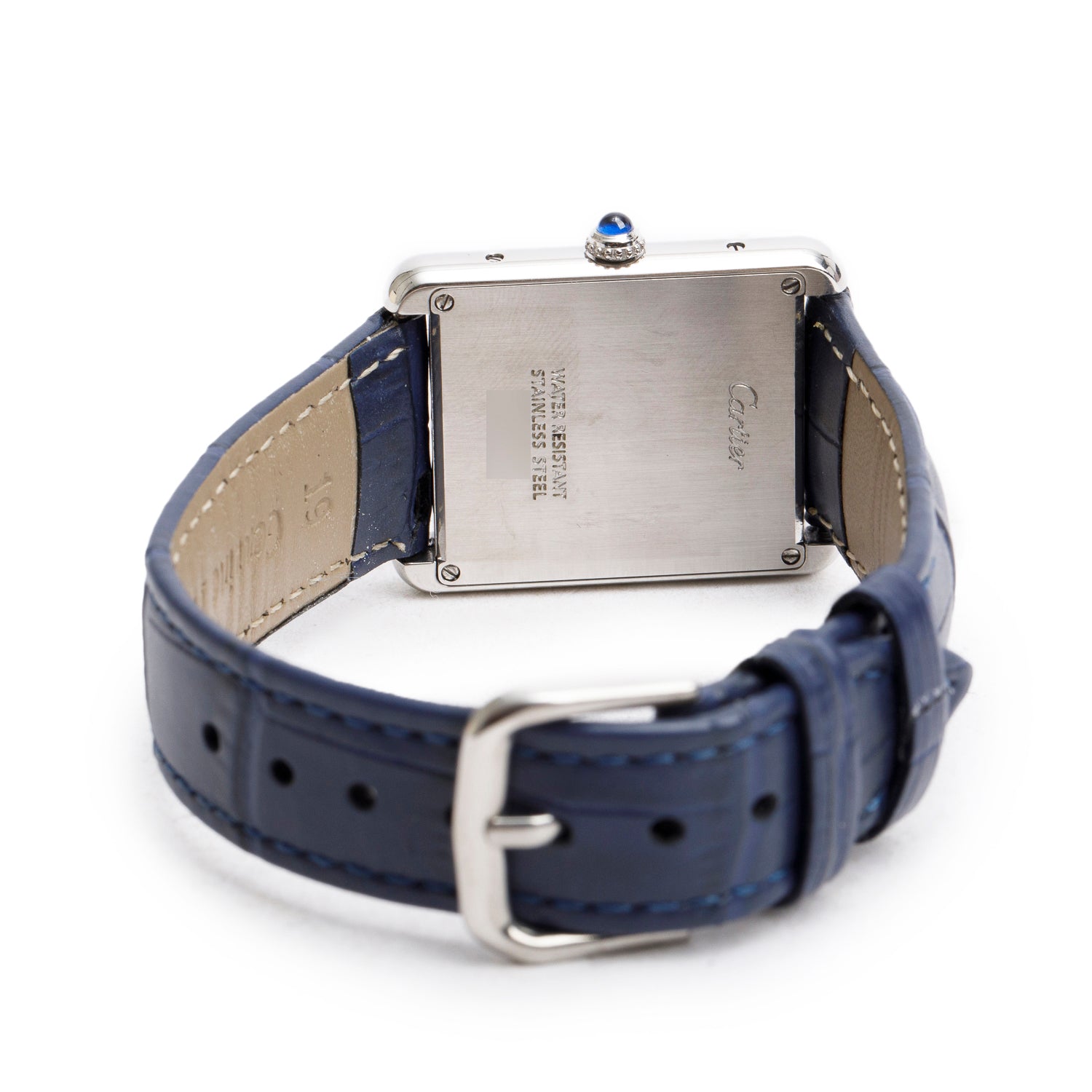 Cartier Stainless Steel Tank Solo Quartz Watch, Large Model 2715 w/ Box