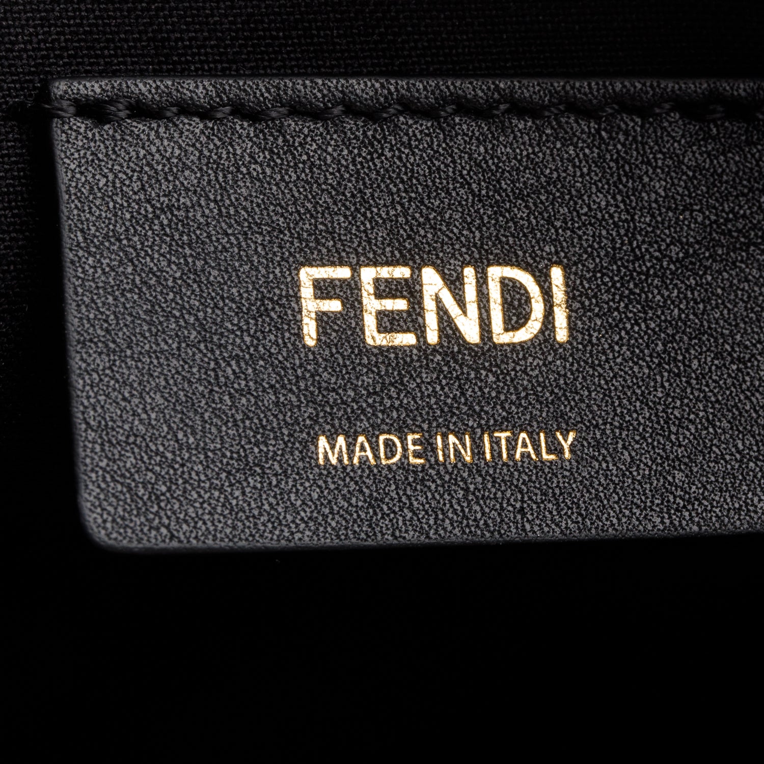 Fendi 2024 Black Vitello Grace Leather Mini Fendigraphy Hobo Bag w/ Box & Strap
