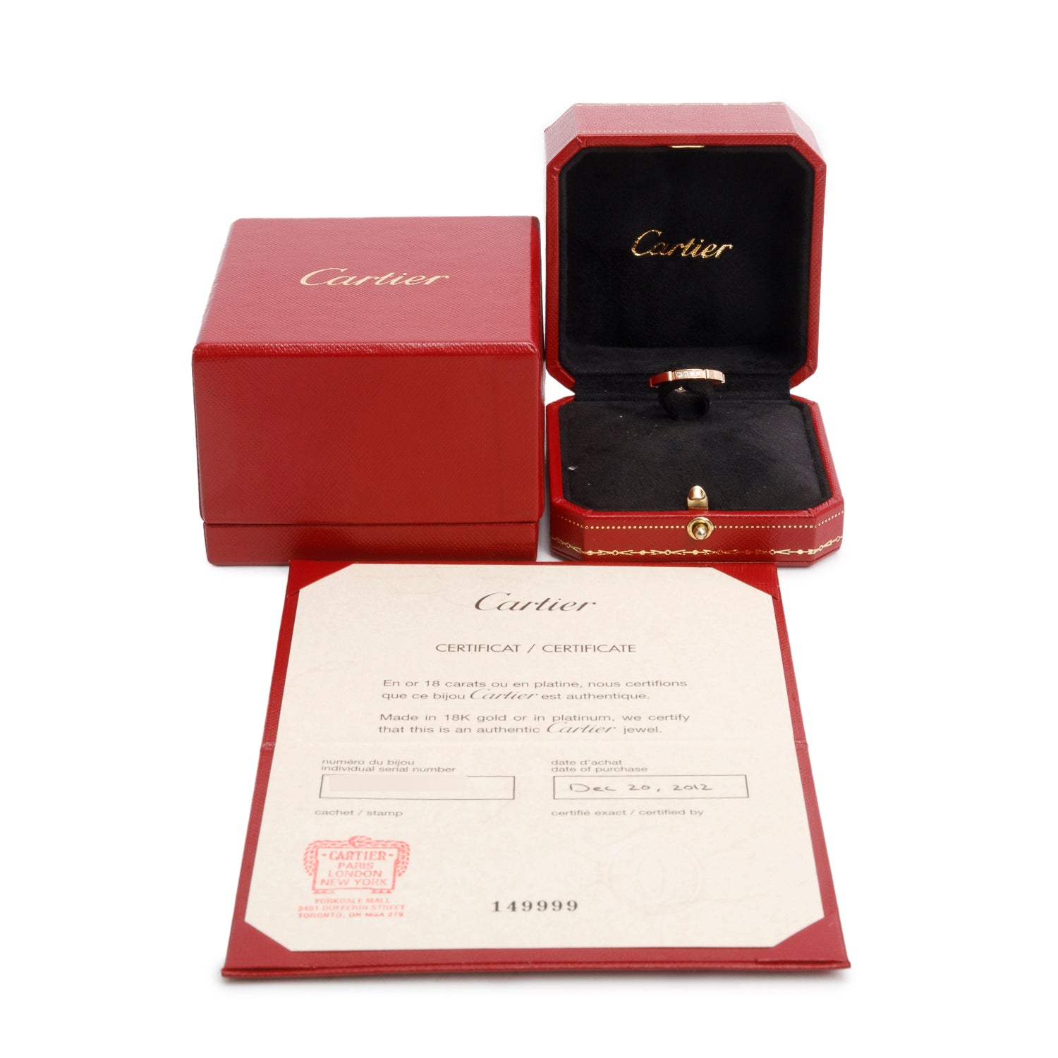 Cartier 18k Rose Gold Diamond Maillon Panthere 2.5 MM Wedding Band, Size 50 5.25 w/ Box, Receipt & Certificate