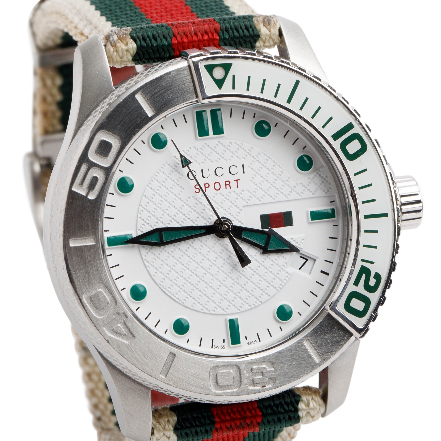 Gucci Stainless Steel G-Timeless Sport 44 MM Quartz Watch