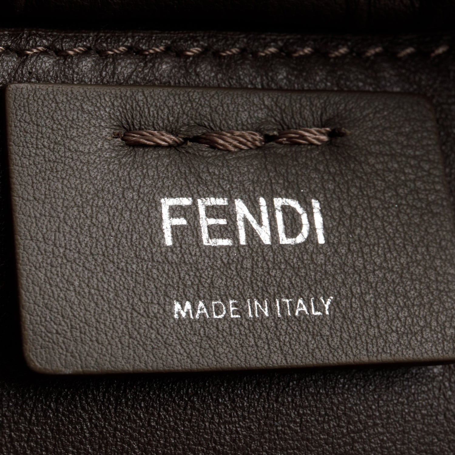 Fendi Grey Vitello Dolce Petite 3Jours Tote w/ Strap