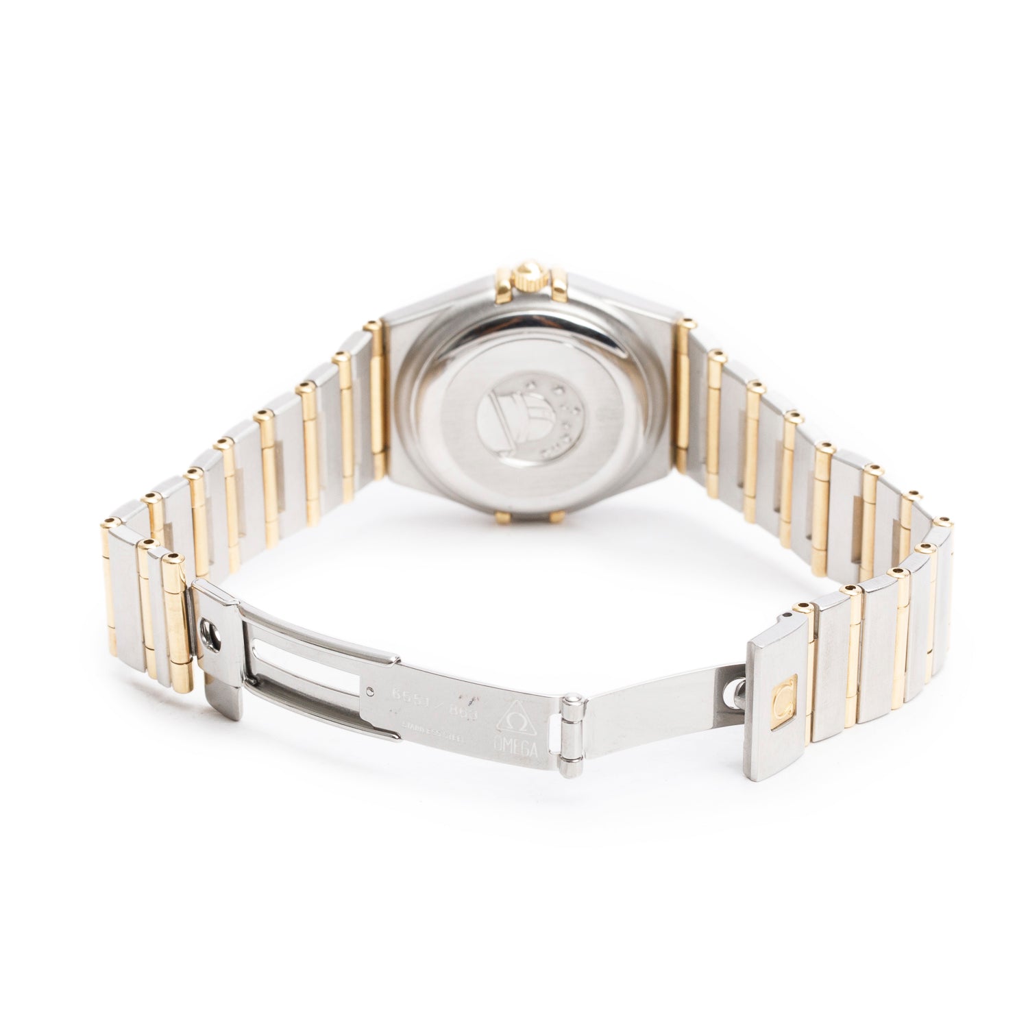 Omega Stainless Steel & 18k Yellow Gold Constellation 27.5 MM Automatic Watch w/ Papers