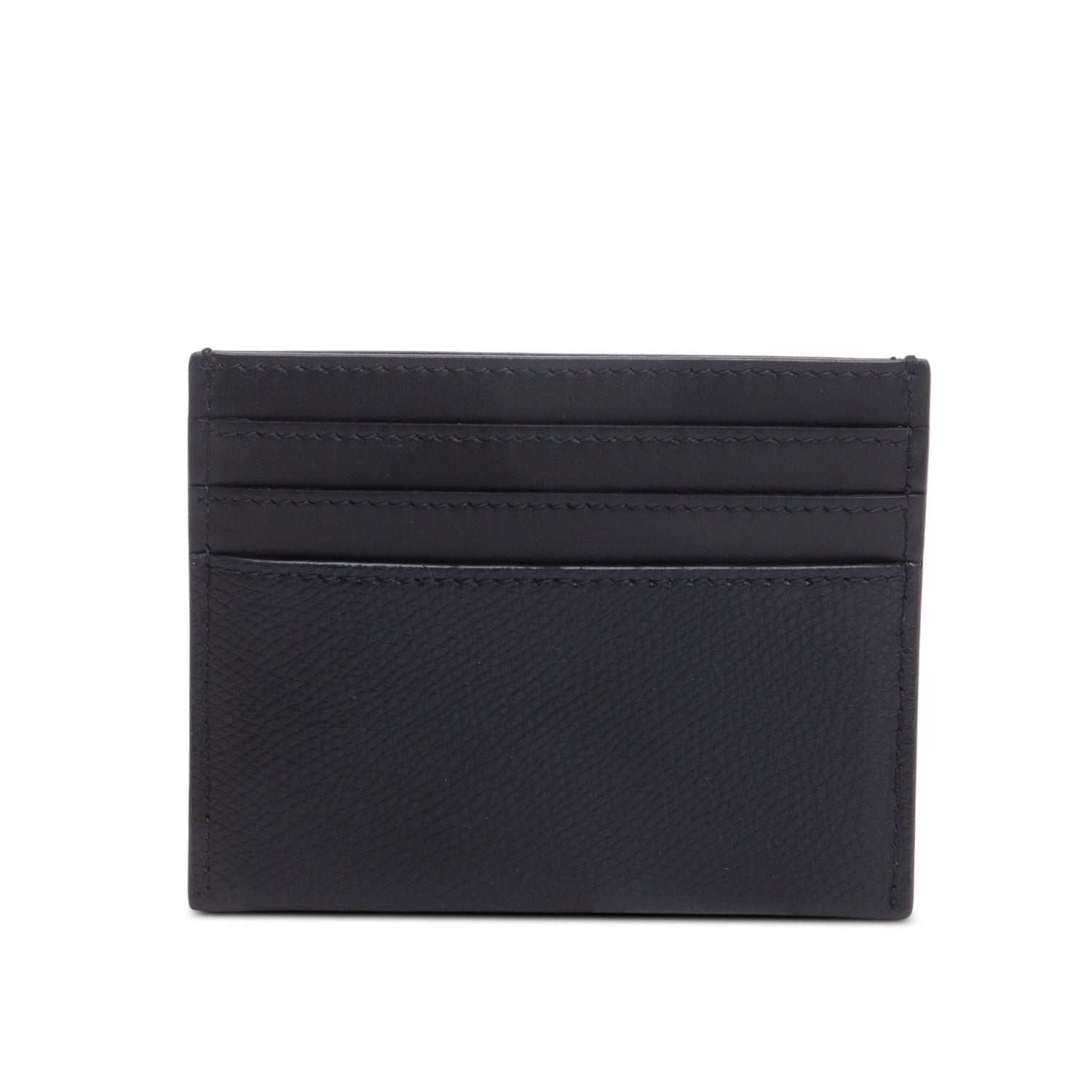 Fendi 2023 Black Calfskin Leather FF Diamonds Card Case w/ Box
