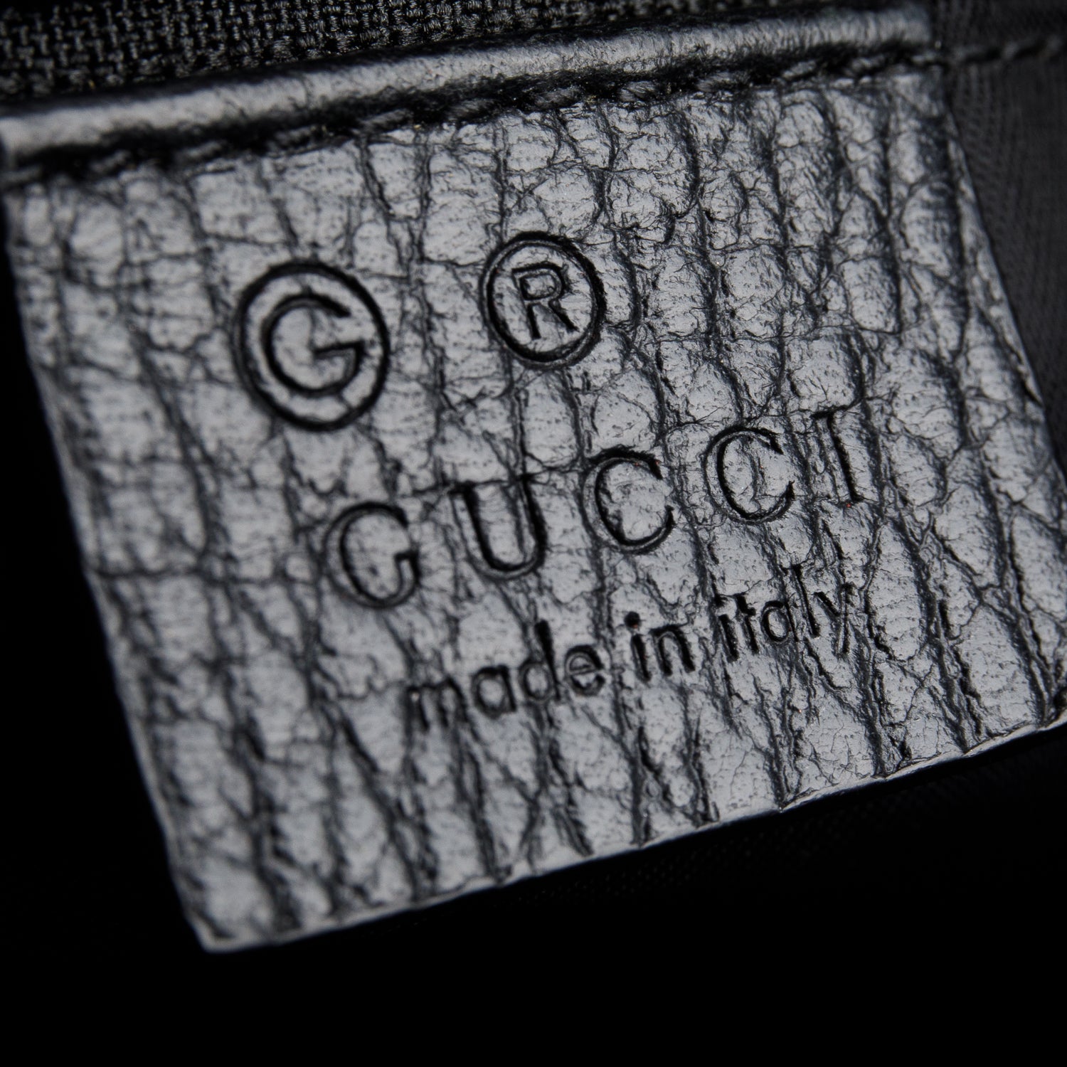 Gucci Black GG Nylon Dollar Calfskin Leather Trim Flat Messenger Bag