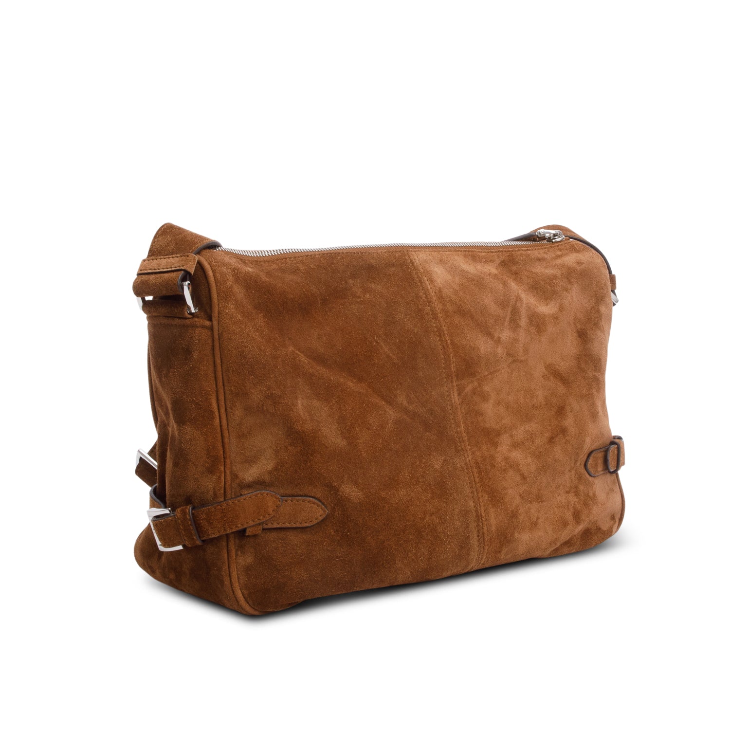Prada Brown Suede Messenger Bag – OLIVER'S
