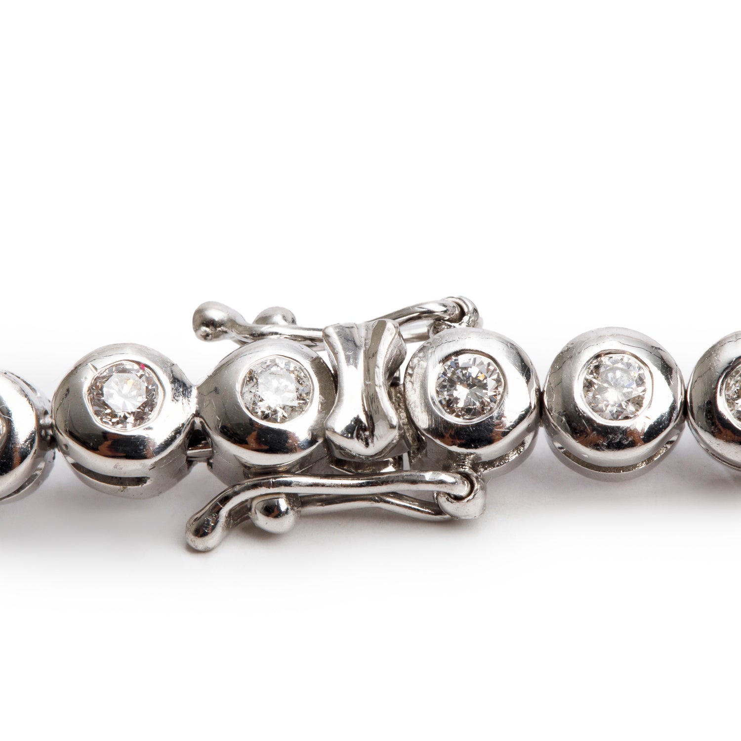 14k White Gold 1.5 tcw. Diamond Tennis Bracelet