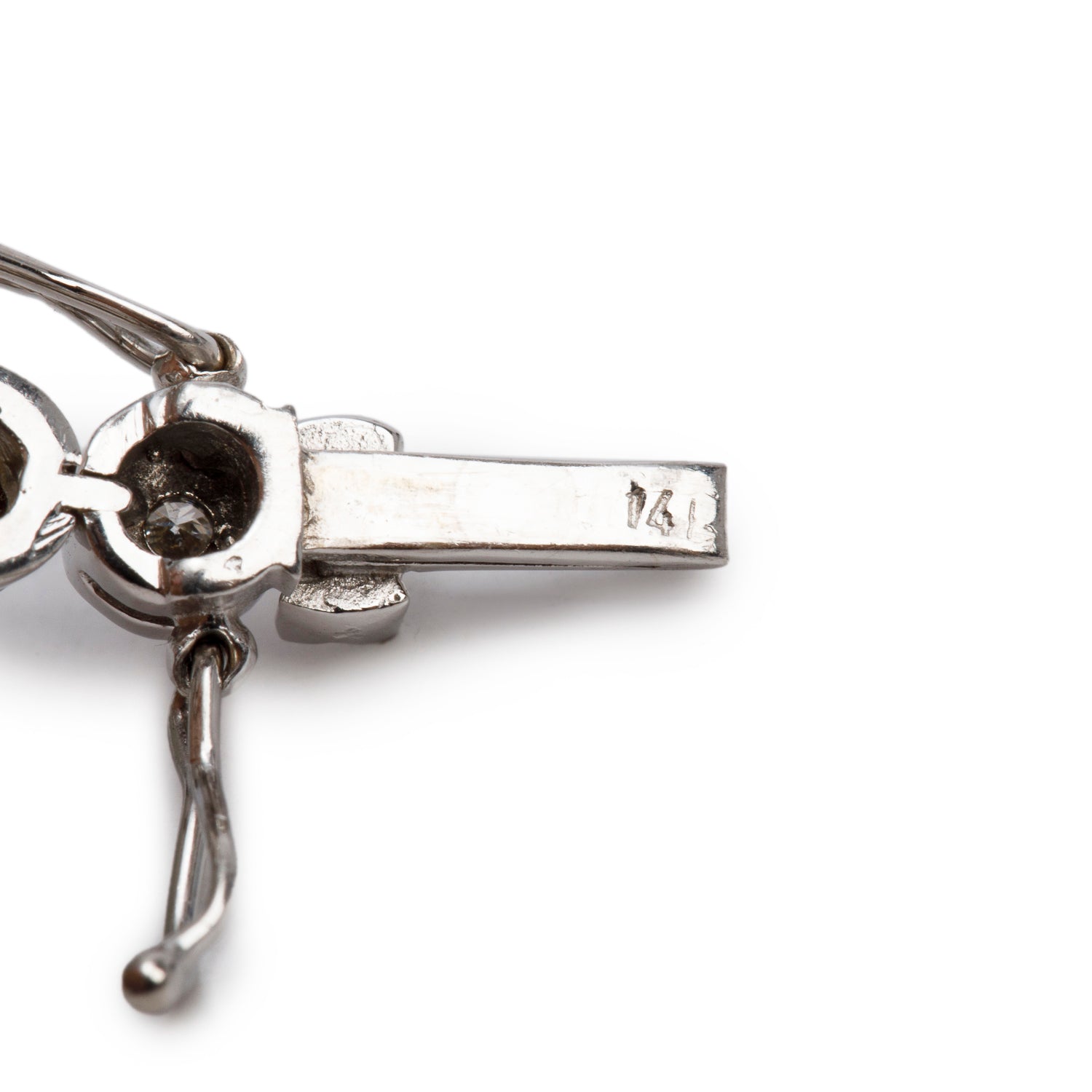 14k White Gold 1.5 tcw. Diamond Tennis Bracelet