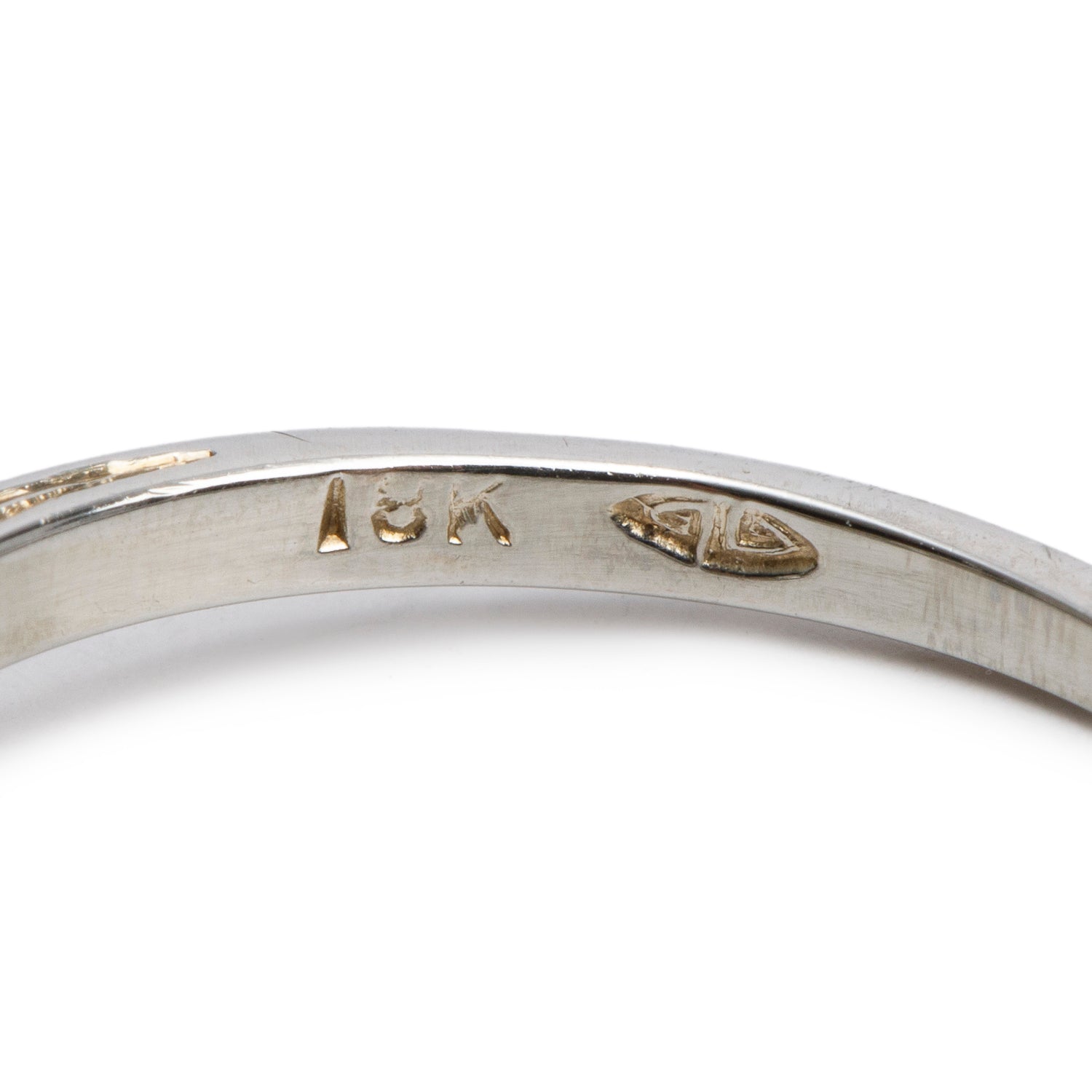 Birks 18k White Gold Diamond Ring, Size 7.5 w/ Box