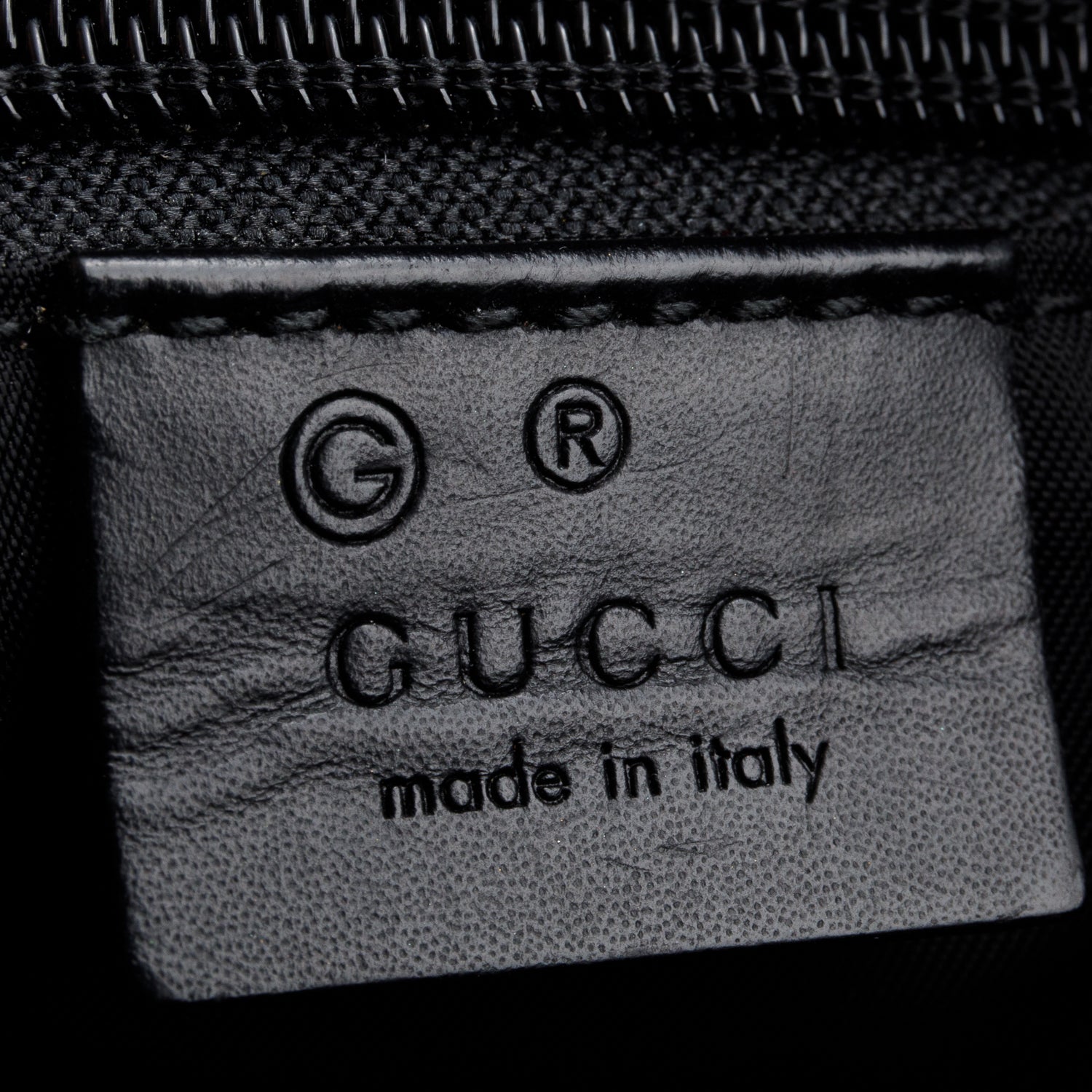Gucci Black Techno Canvas Web Messenger Bag