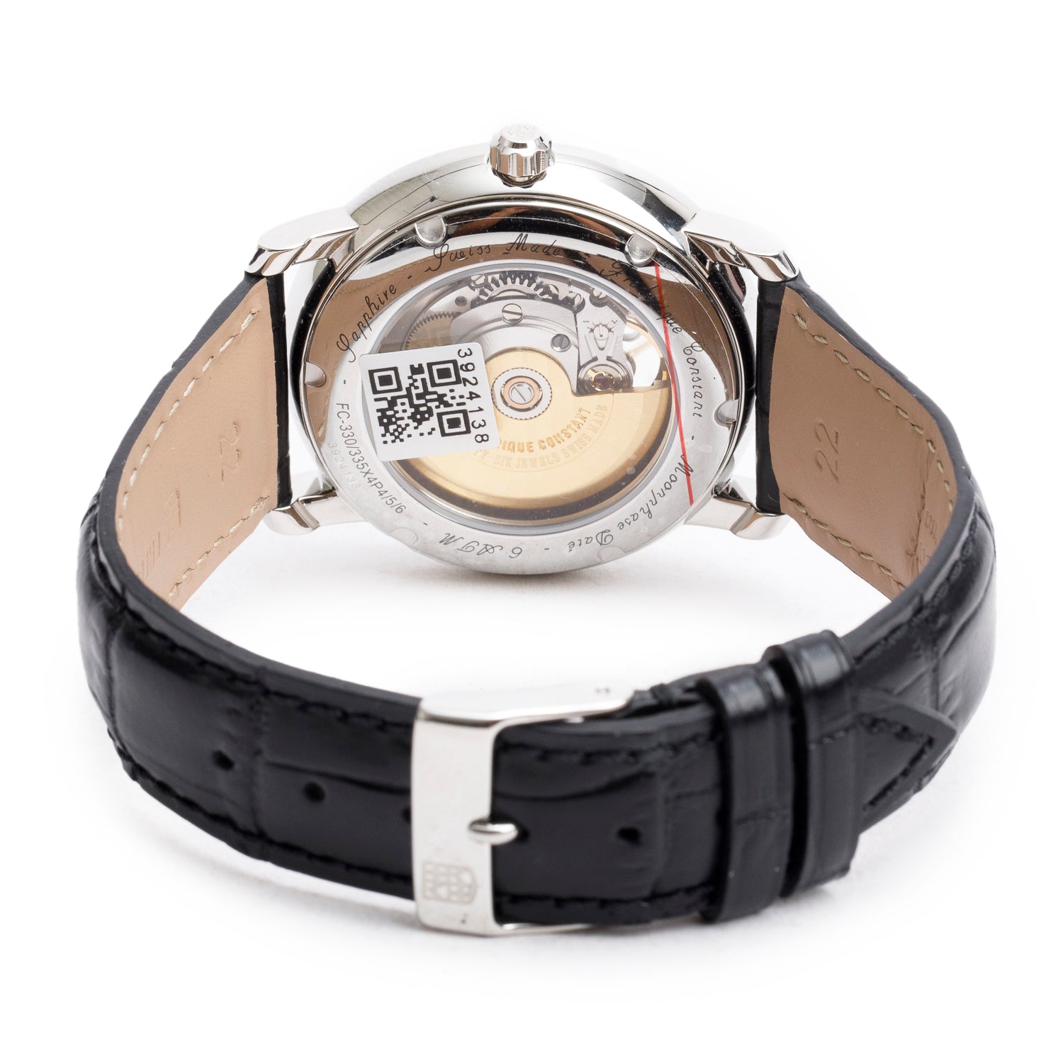 Frederique Constant Stainless Steel 40 MM Classic Heart Beat Moonphase Date Automatic Watch w/ Box