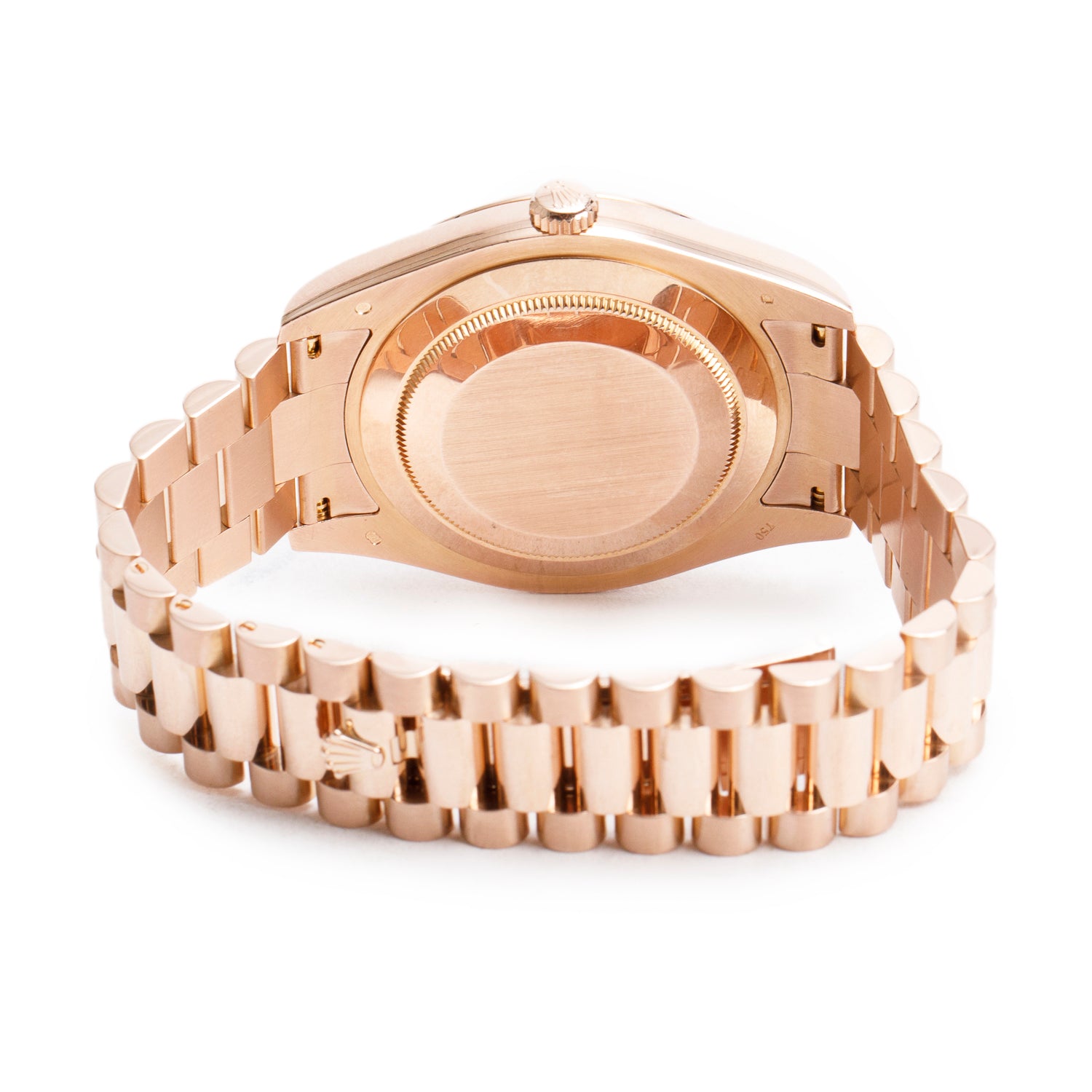 Rolex 18k Everose Gold Day Date II 41 MM President Watch Chocolate Roman Dial 218235 w/ Box & Papers