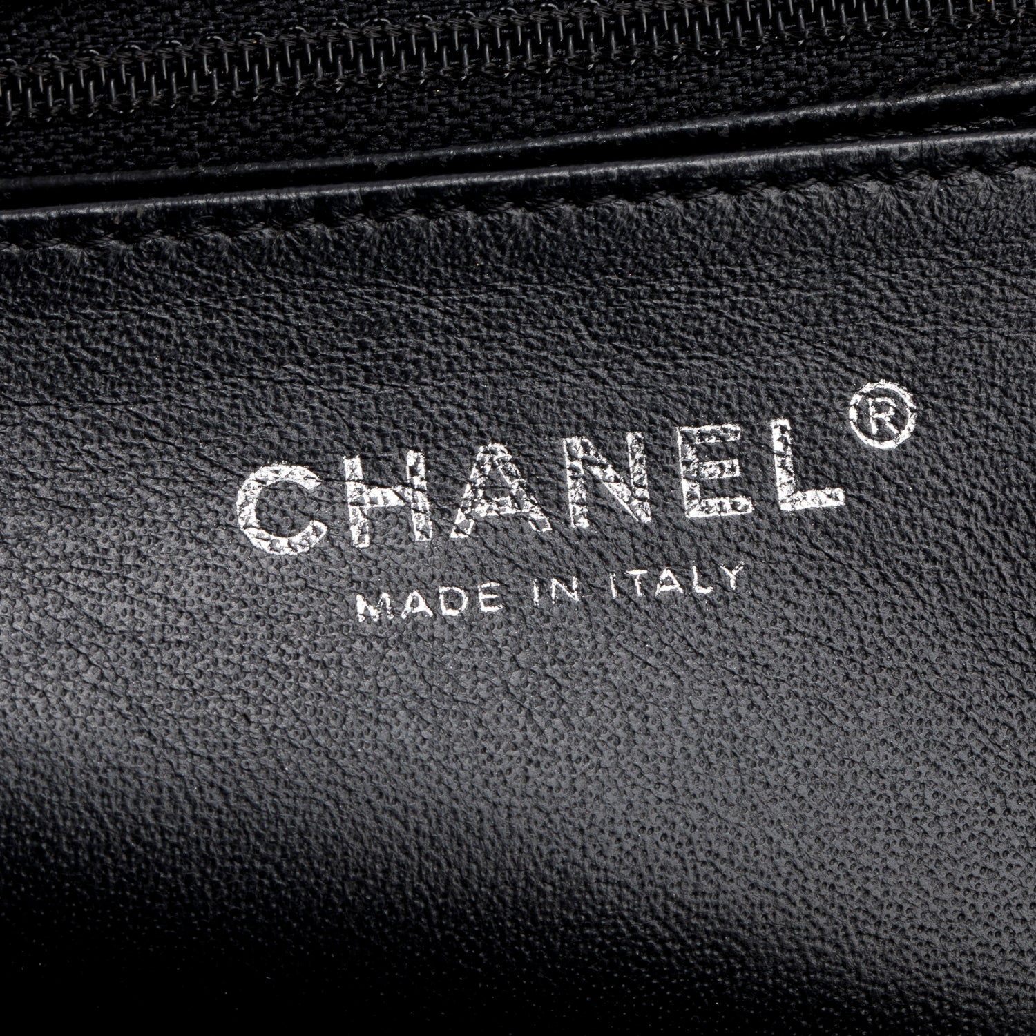 Chanel Black Caviar Jumbo Single Flap Bag w/ Authenticity Card