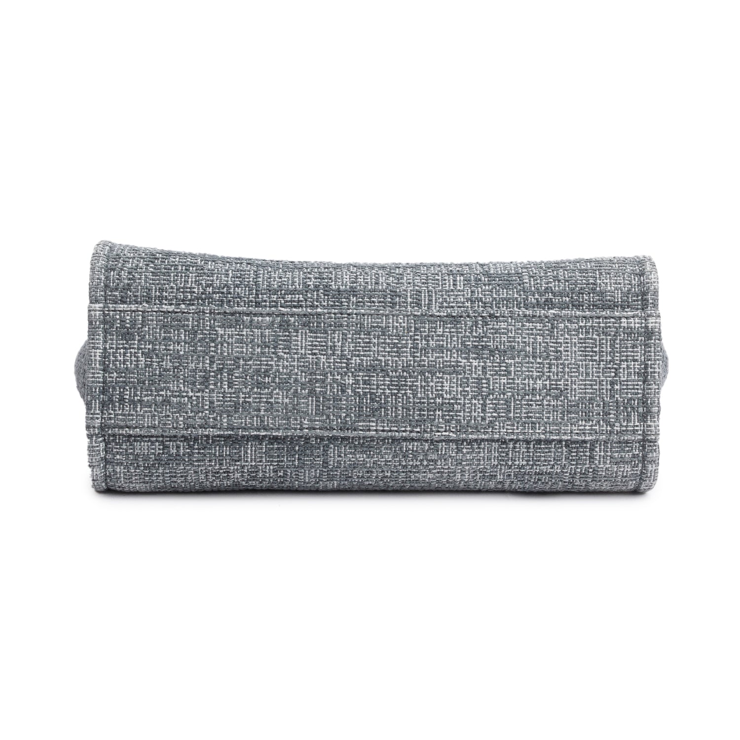 Chanel Grey Tweed Small Deauville Shopping Tote w/ Box & Authenticity Card