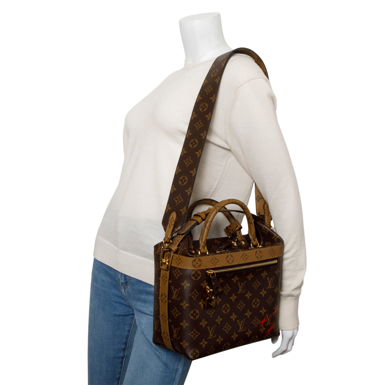 Louis Vuitton Reverse Monogram City Cruiser PM w/ Box, Strap & Receipt