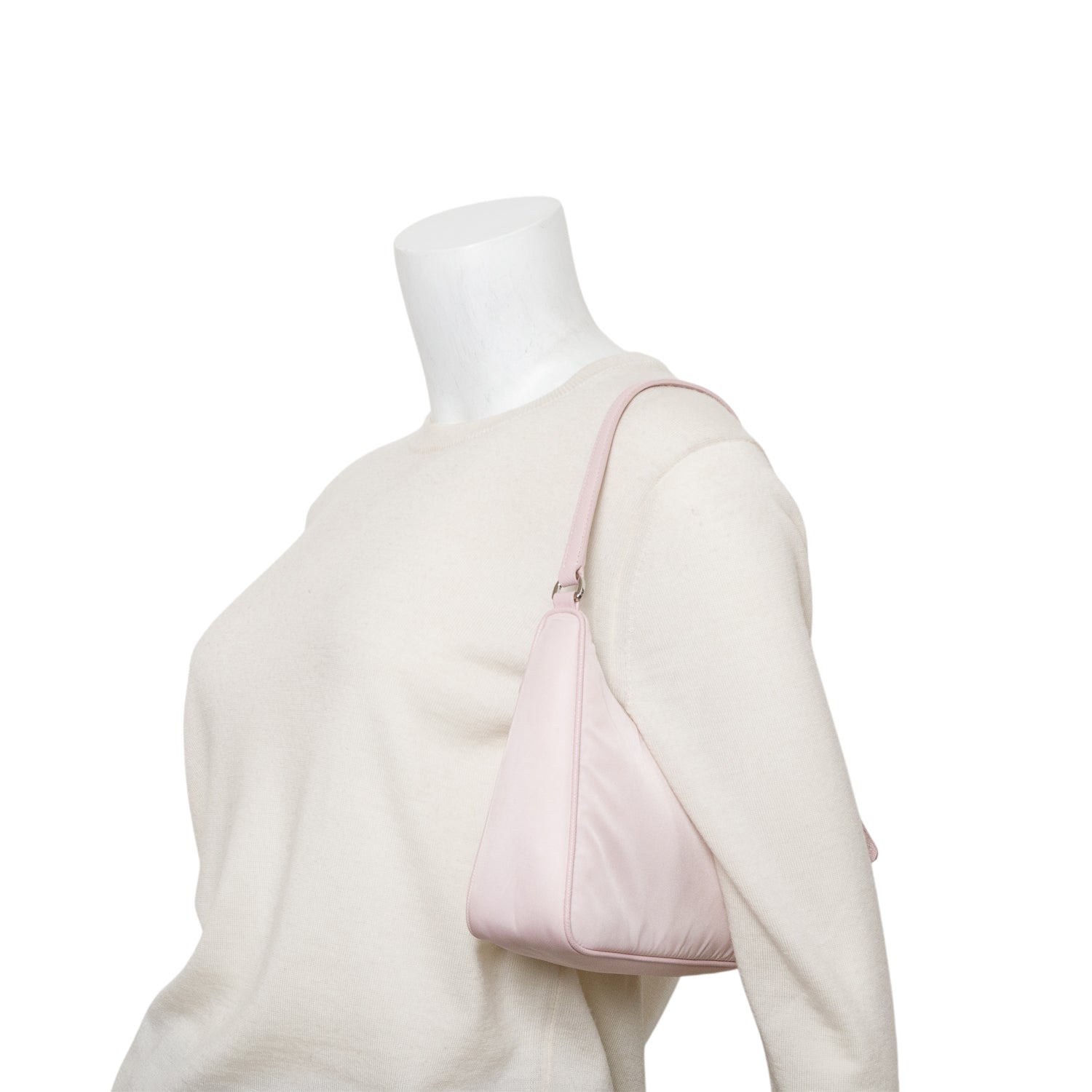 Prada Pink Re-Nylon Saffiano Re-Edition 2000 Mini Bag