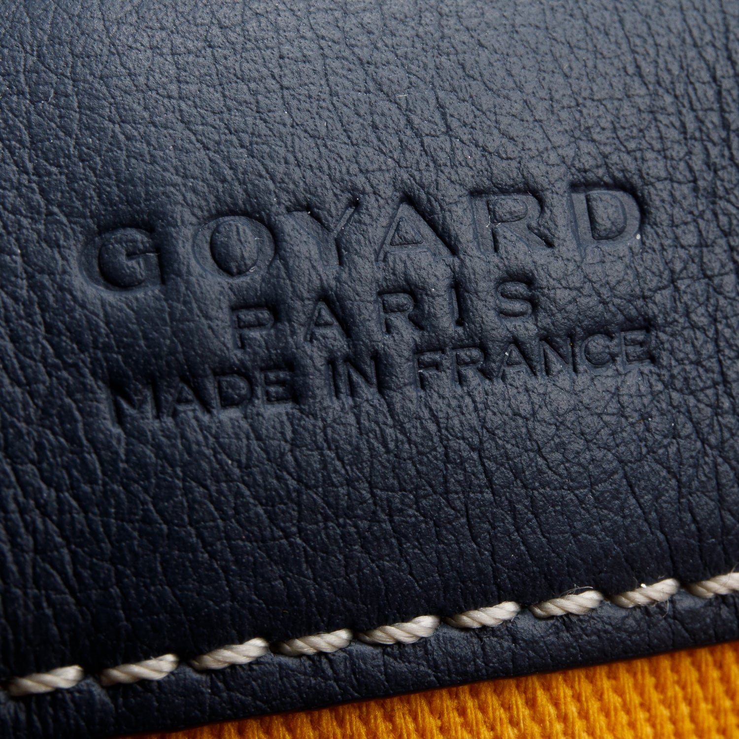 Goyard 2022 Blue Leather & Monogram Canvas Belvedere II PM Crossbody Bag w/ Box