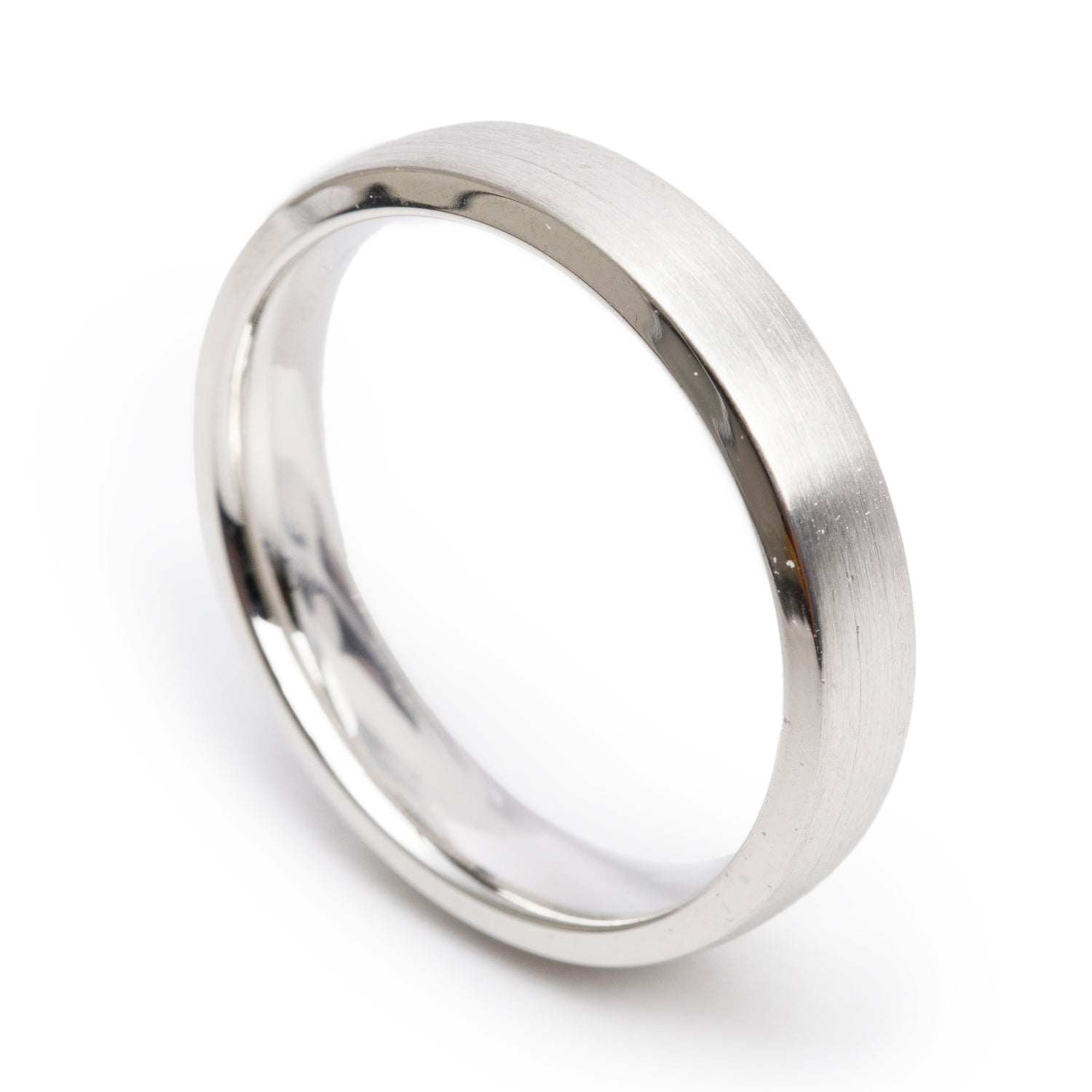 Tiffany & Co. The Charles Setting Platinum 5 MM Satin Finish Ring, Size 13