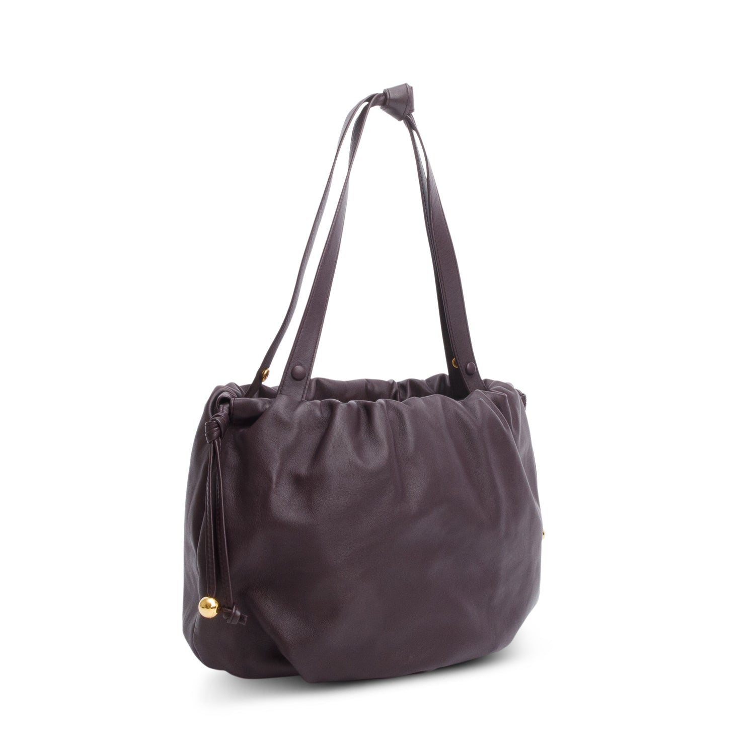 Bottega Veneta Burgundy Nappa Leather The Bulb Bag