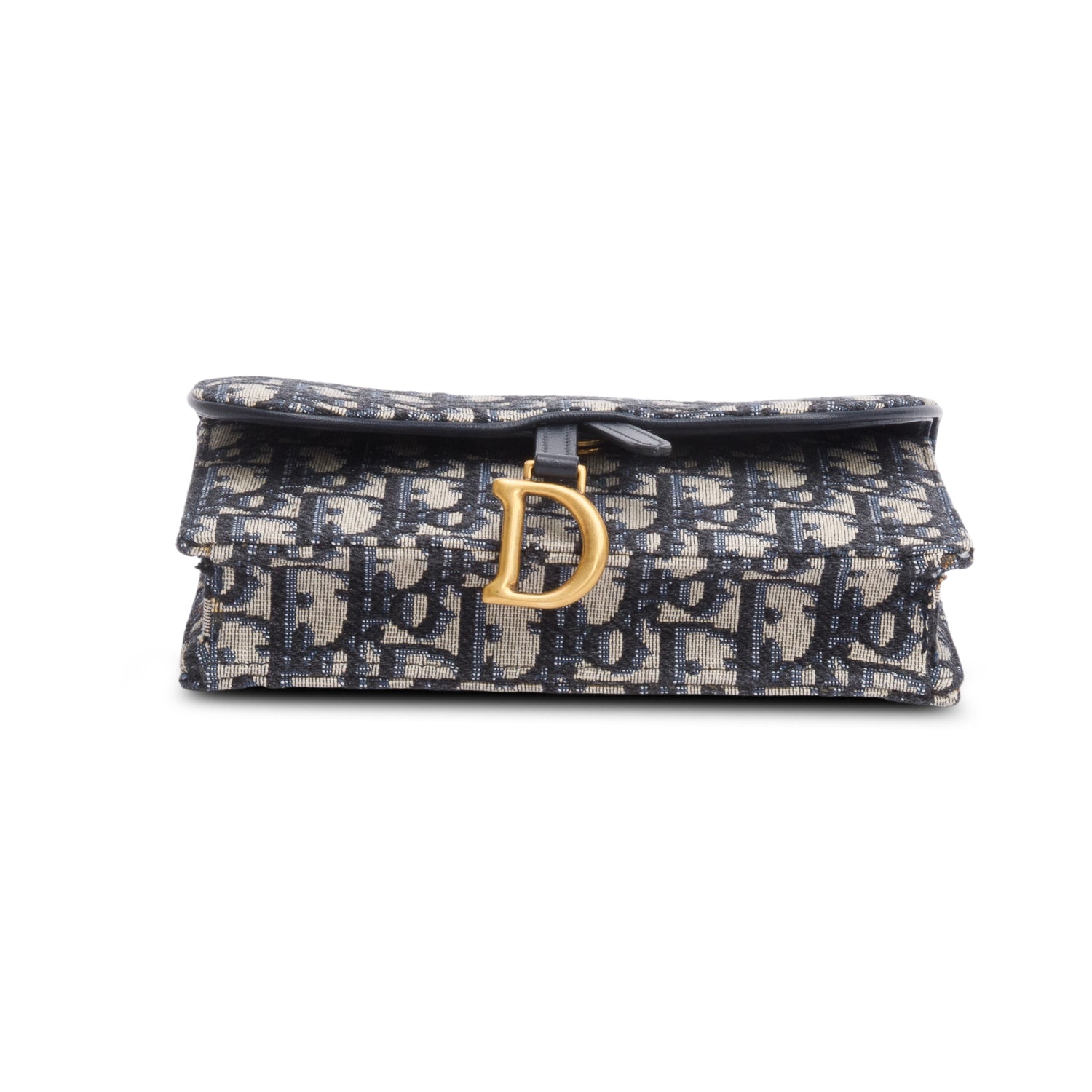 Christian Dior Oblique Saddle Belt Pouch w/ Box