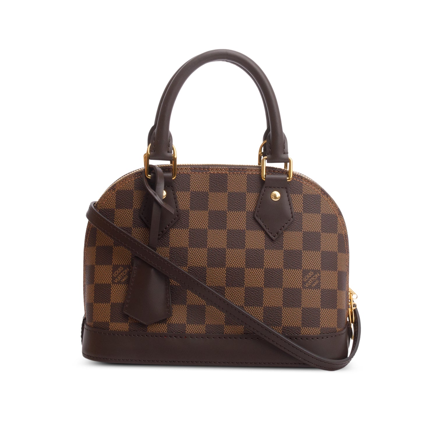 Louis Vuitton 2024 Damier Ebene Alma BB w/ Box & Strap