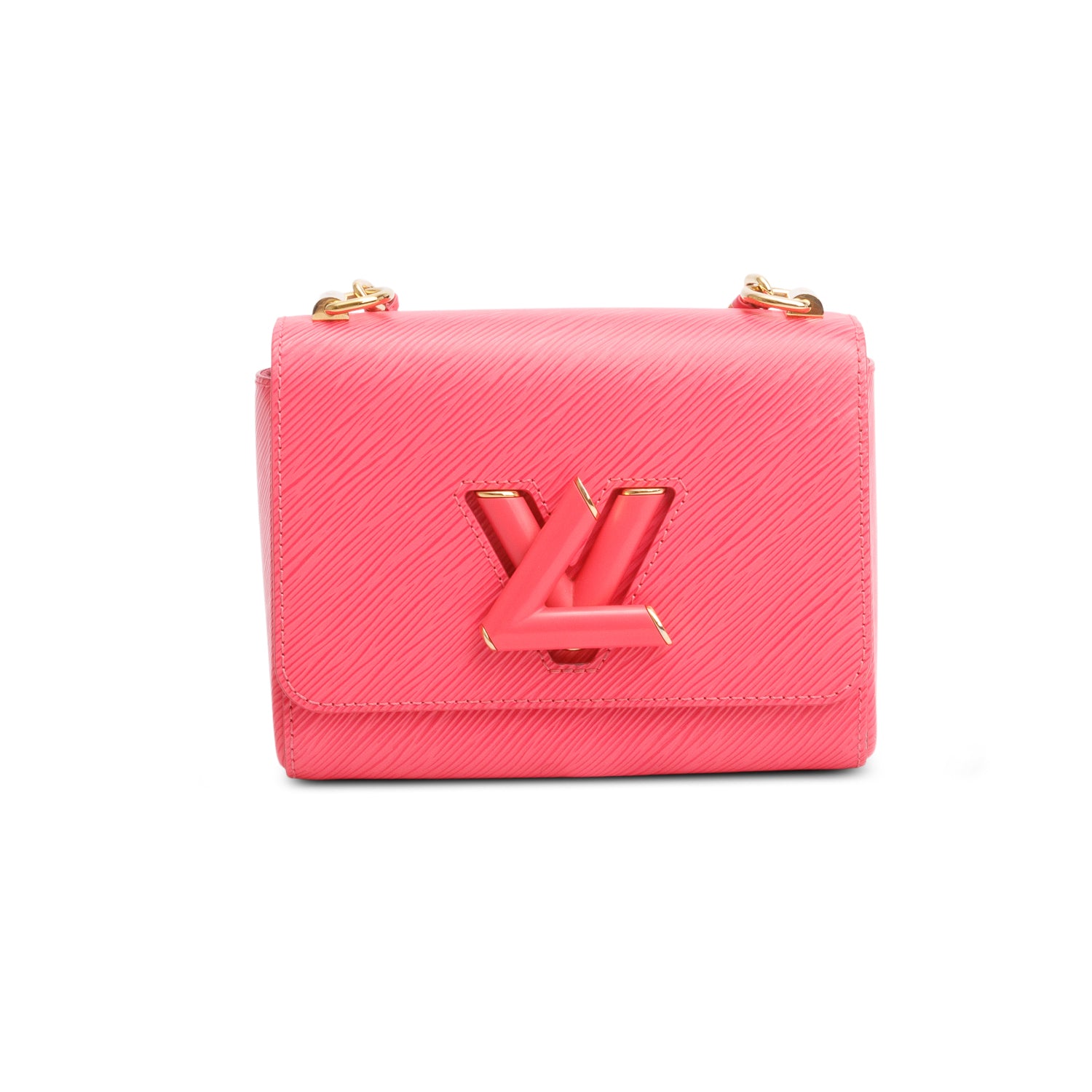 Louis Vuitton Pink Epi Leather Twist PM Shoulder Bag