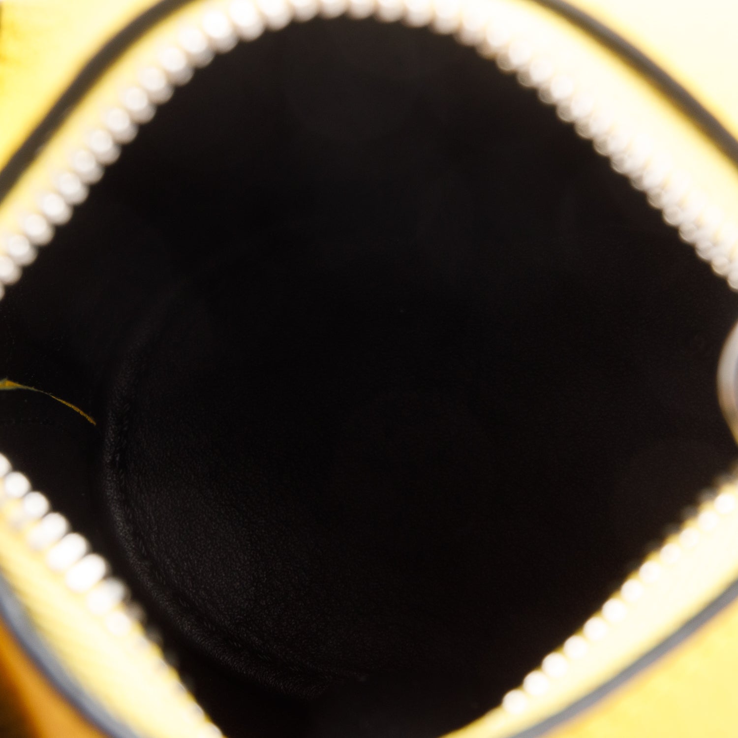 Loewe Yellow Calfskin Mini Elephant Crossbody Pouch w/ Box