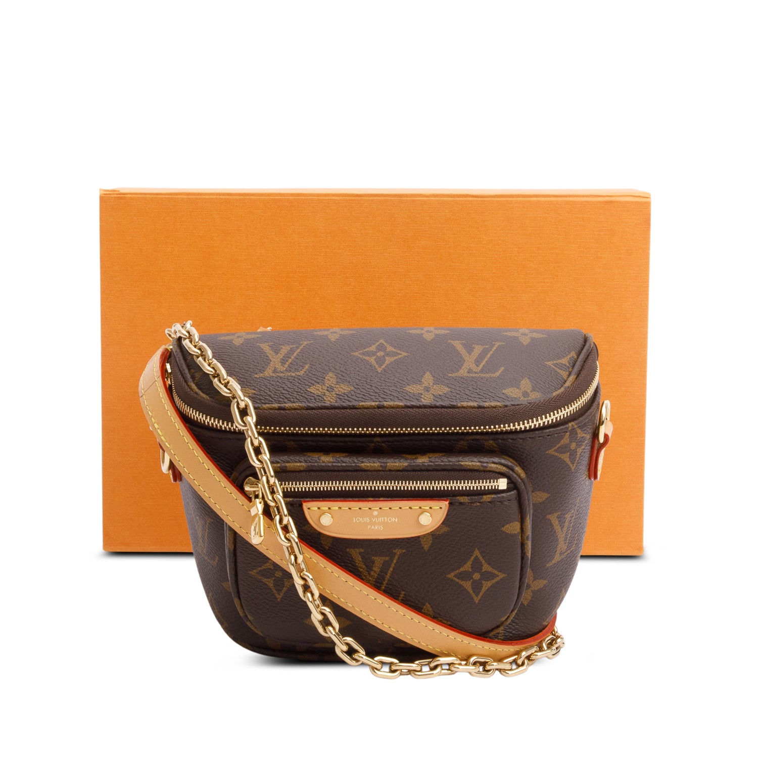Louis Vuitton Monogram Mini Bumbag w/ Box & Straps