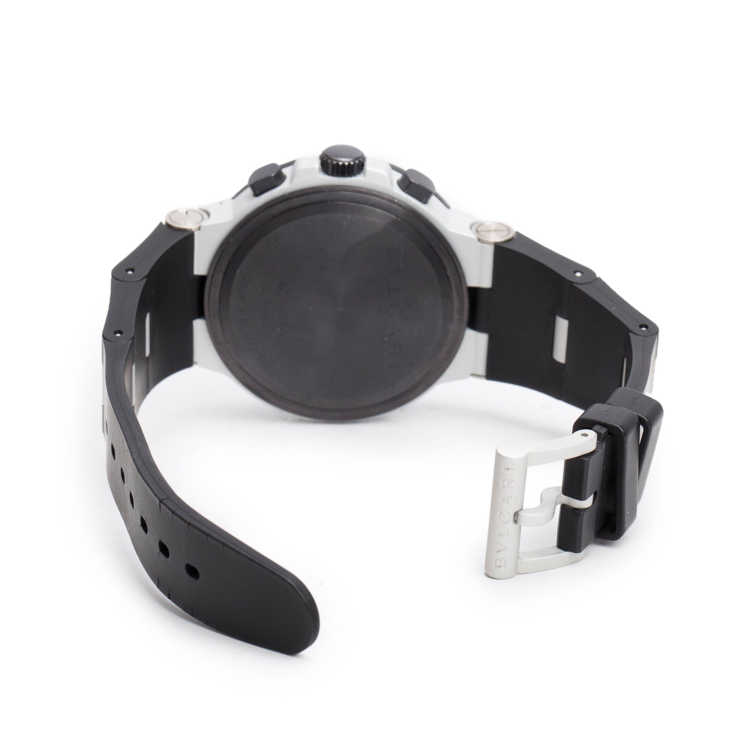 BVLGARI Aluminum 44 MM Chronograph Automatic Watch w/ Box & Papers