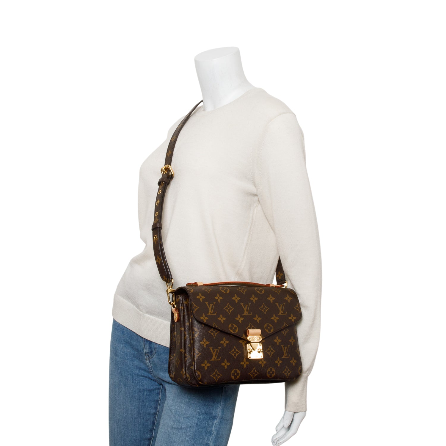 Louis Vuitton Monogram Pochette Metis w/ Box & Strap