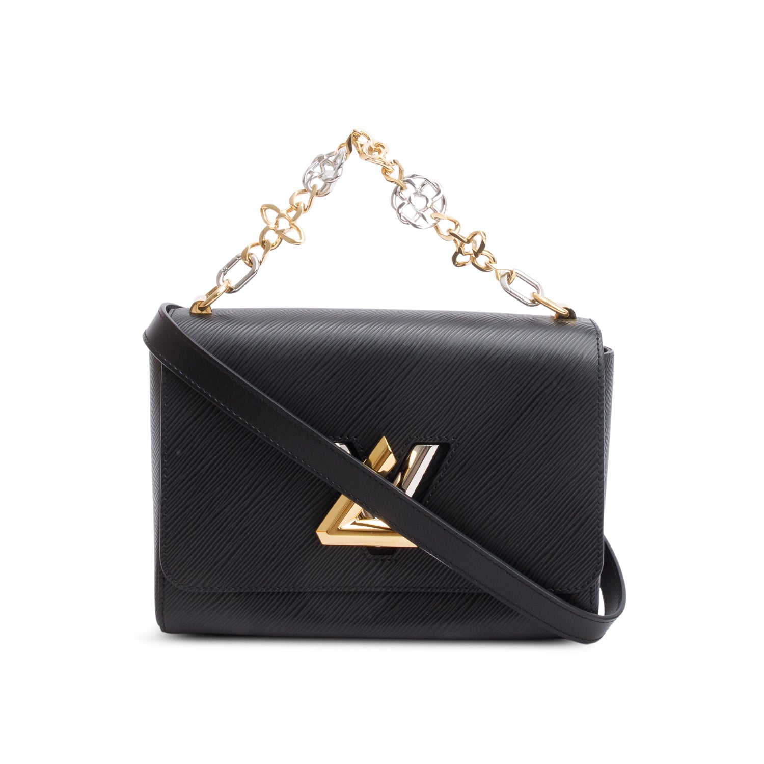 Louis Vuitton Black Epi Leather Twist MM w/ Box