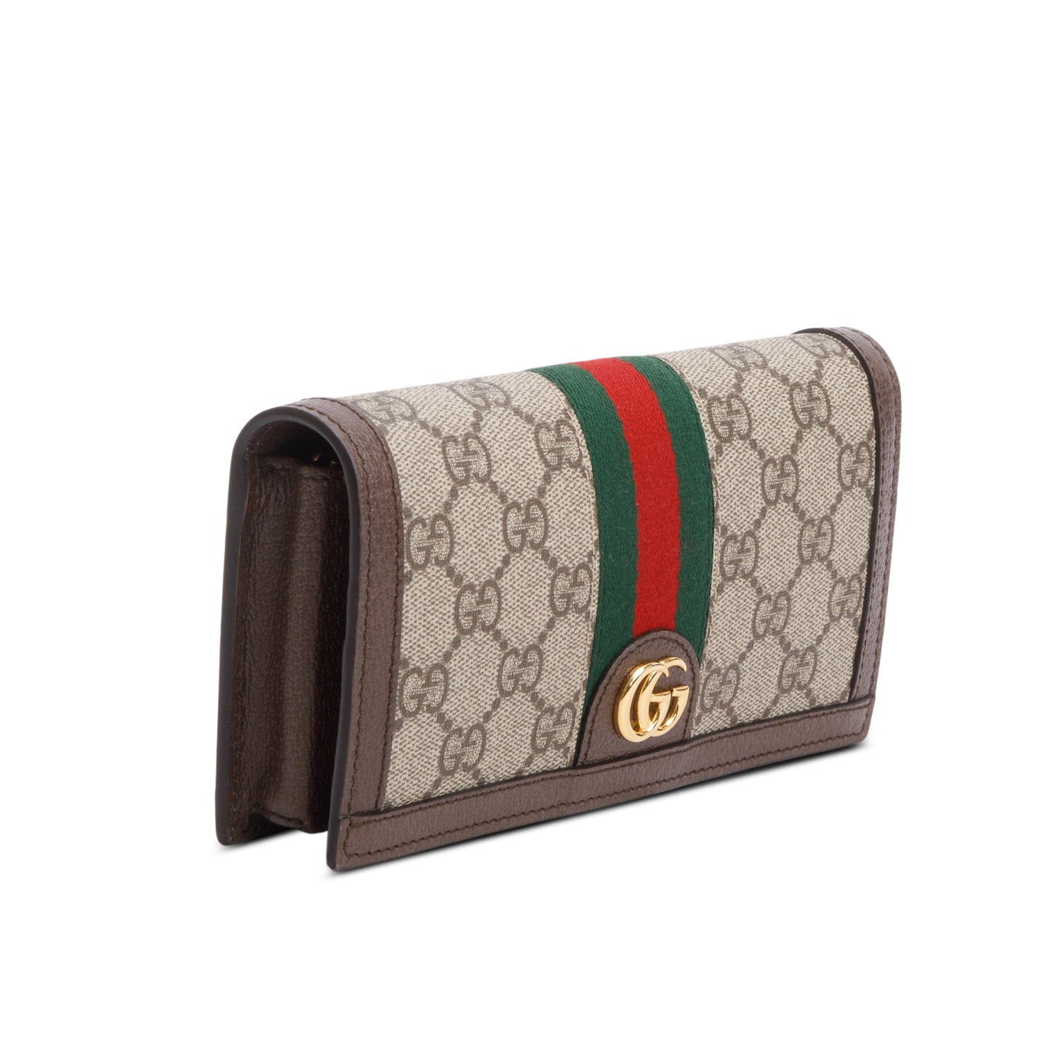 Gucci GG Supreme Monogram Web Ophidia Wallet on Chain w/ Box & Strap