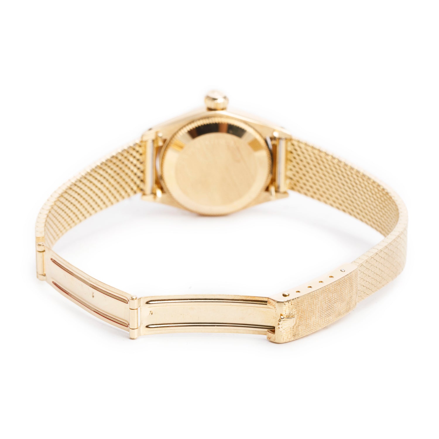 Rolex Vintage 18k Yellow Gold Oyster Perpetual 26 MM Watch Gold Dial 6719