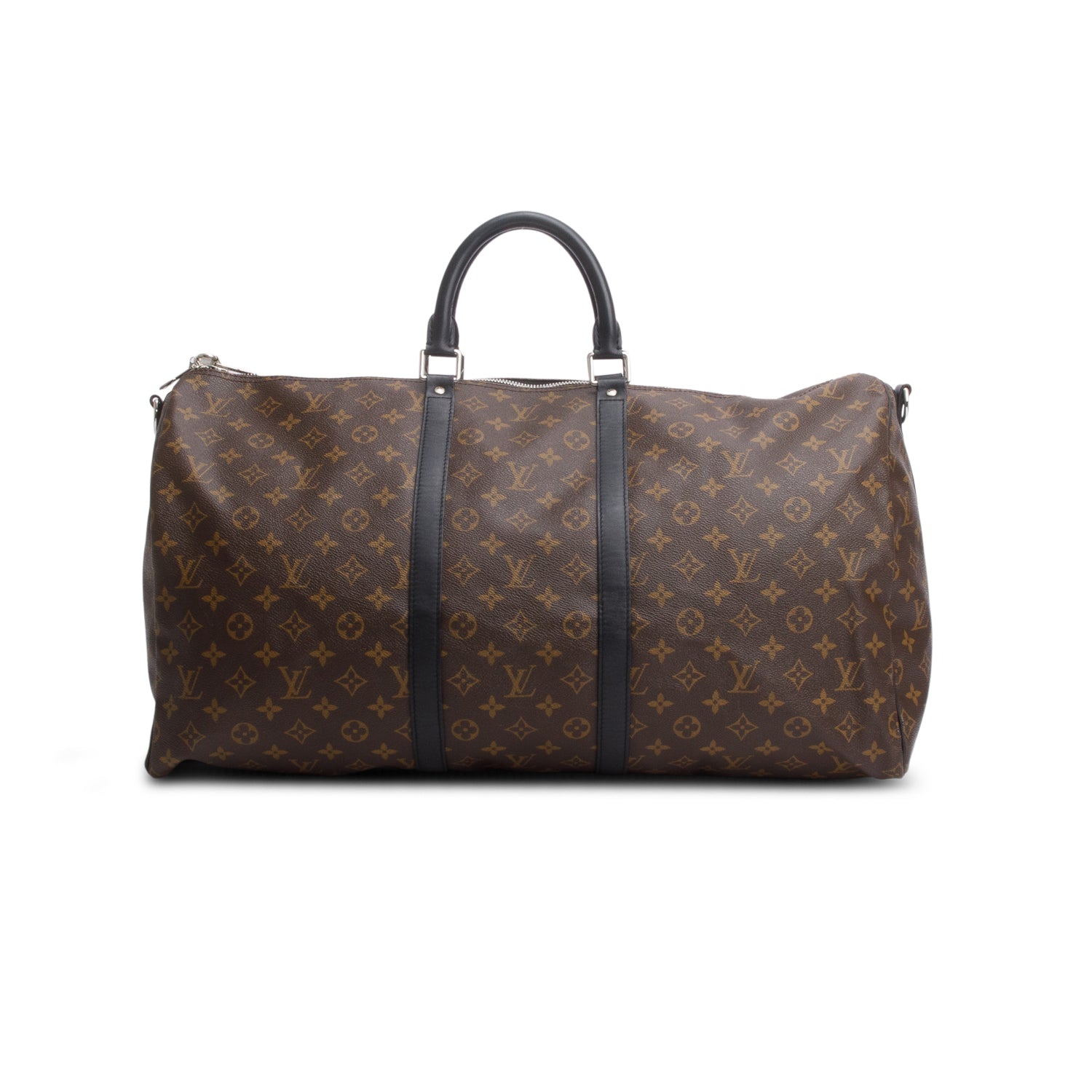 Louis Vuitton Monogram Macassar Keepall Bandouliere 55 w/ Strap