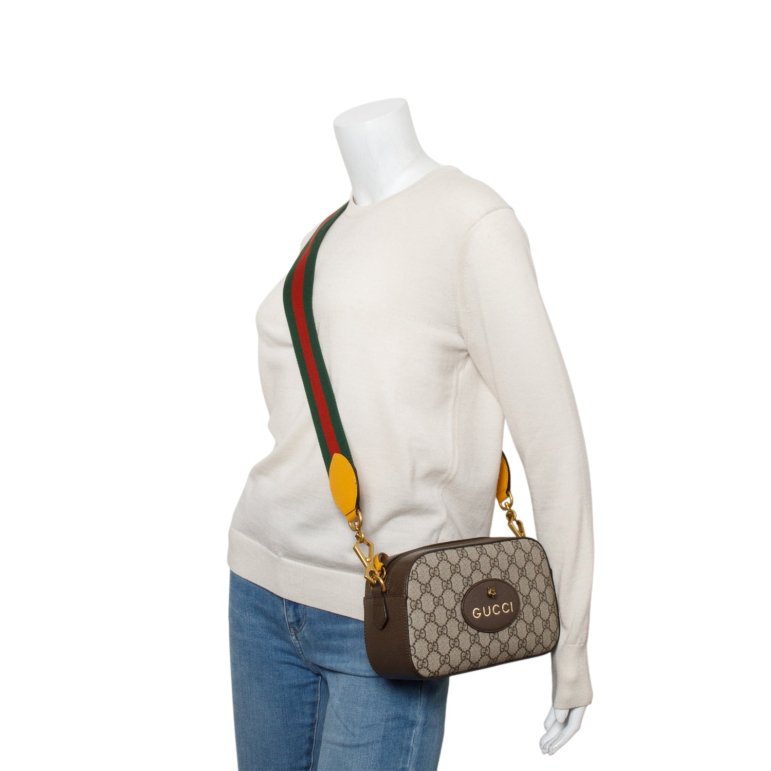 Gucci Neo Vintage GG Supreme Messenger Bag w/ Box & Strap