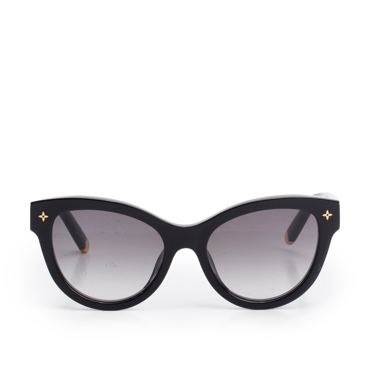 Louis Vuitton 2023 Z1908E Black Acetate My Monogram Cat-Eye Sunglasses w/ Box & Case
