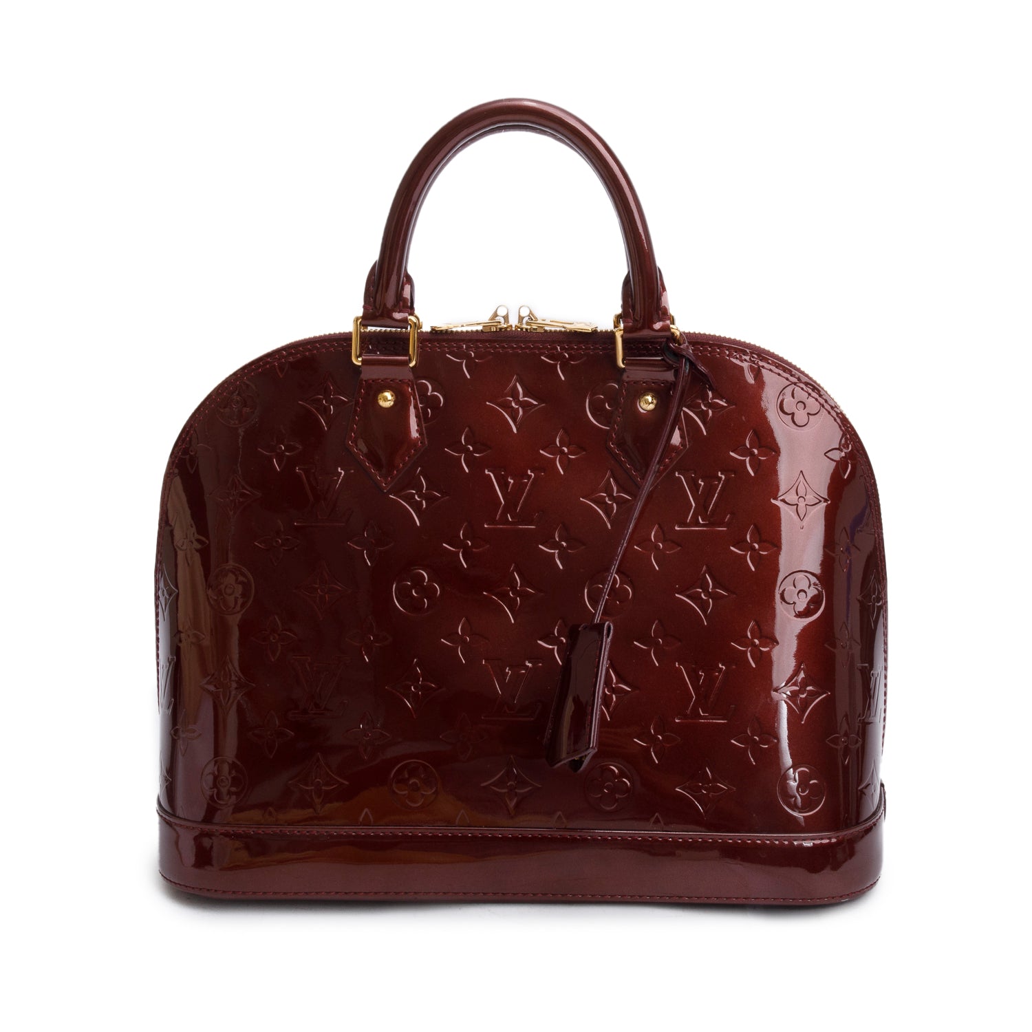 Louis Vuitton Burgundy Monogram Vernis Alma PM