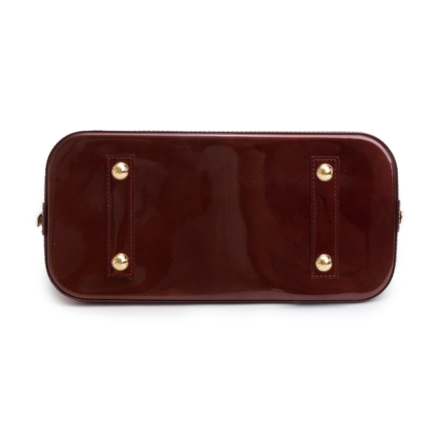 Louis Vuitton Burgundy Monogram Vernis Alma PM