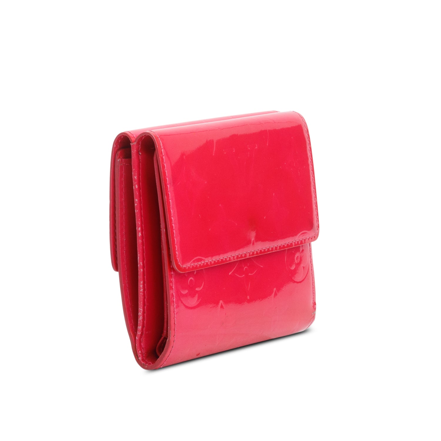 Louis Vuitton Pink Vernis Leather Elise Wallet