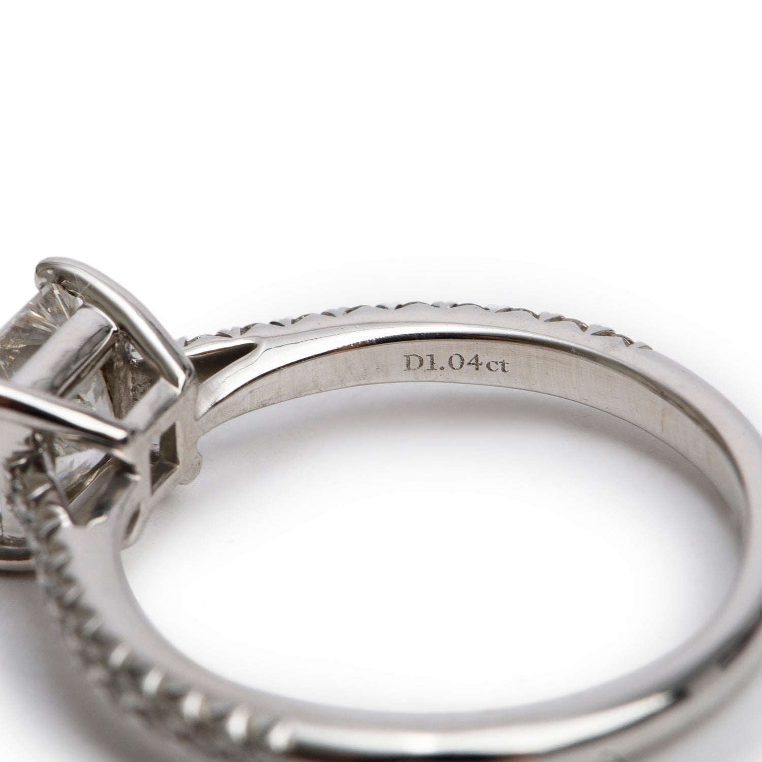 Tiffany & Co. Platinum 1.04 ct. Princess Cut Diamond Novo Engagement Ring, Size 5.5 w/ Box & Paperwork