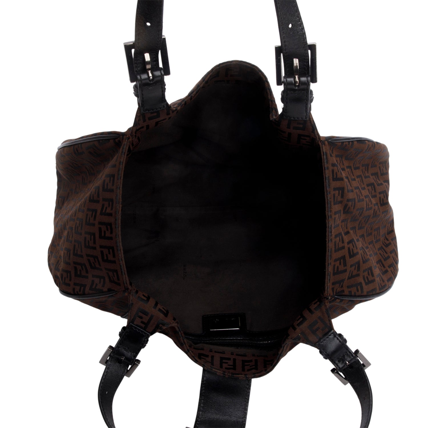 Fendi Brown Zucca Canvas Hobo Bag