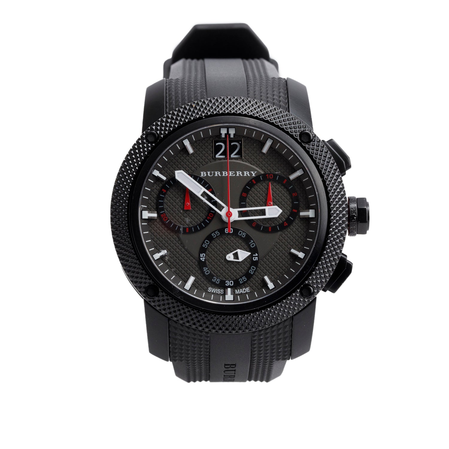 Burberry Black Stainless Steel BU9802 The Endurance 45 MM